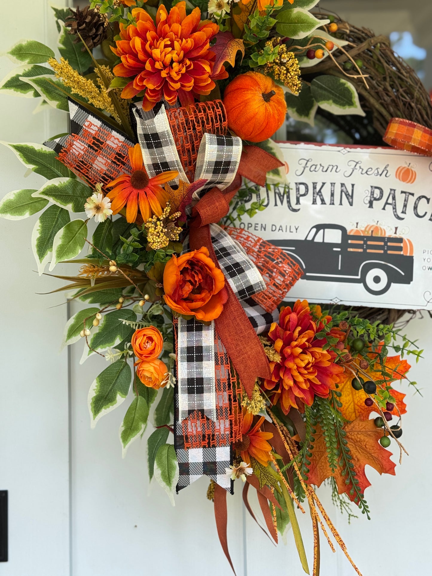 Farm Fresh Pumpkin Patch Wreath