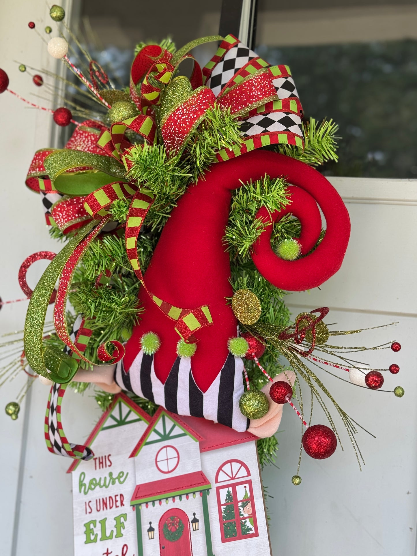 Elf Watch Festive Wreath