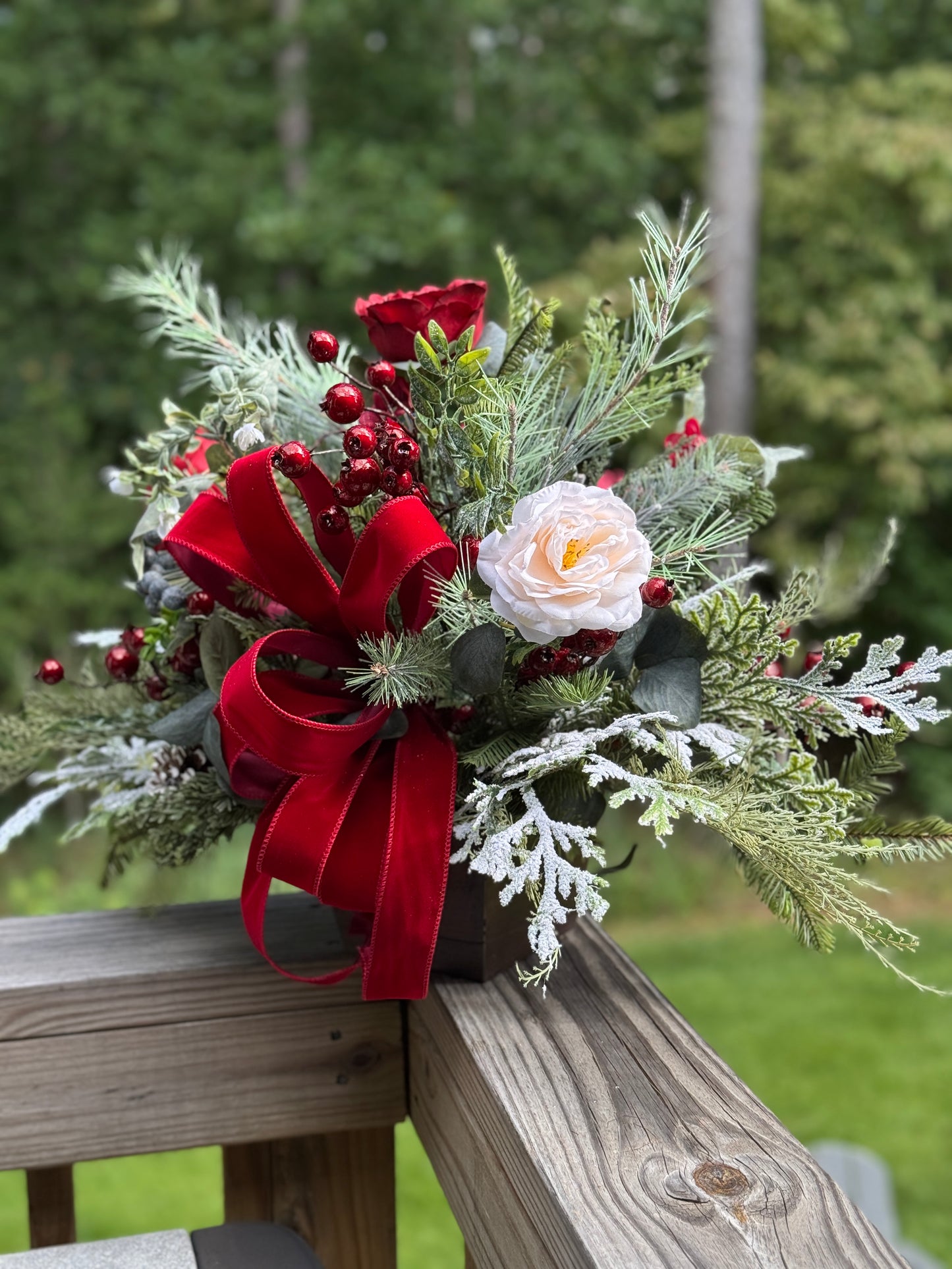 Elegant Winter/Holiday Floral Arrangement