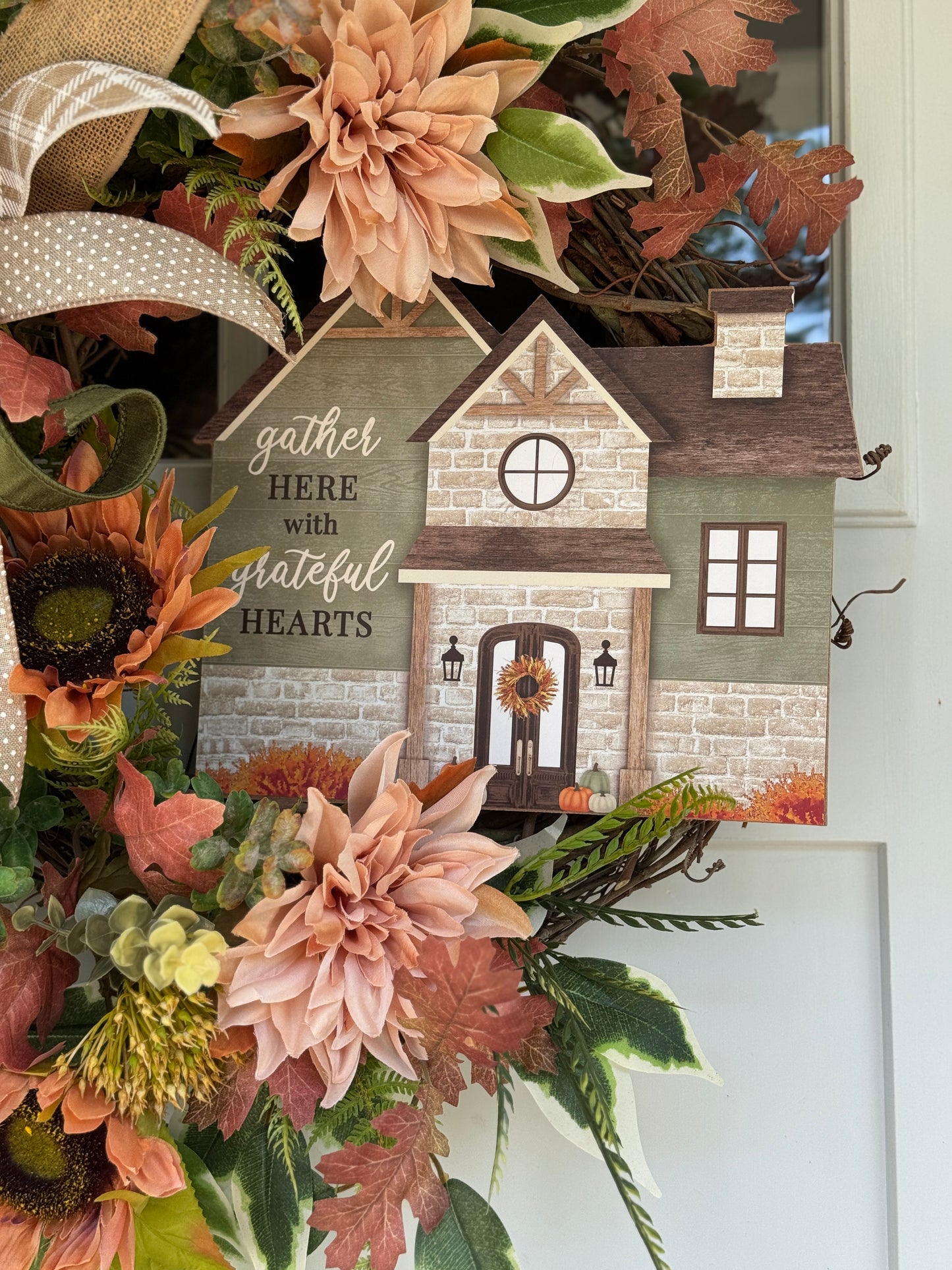 Gather Here Floral Wreath