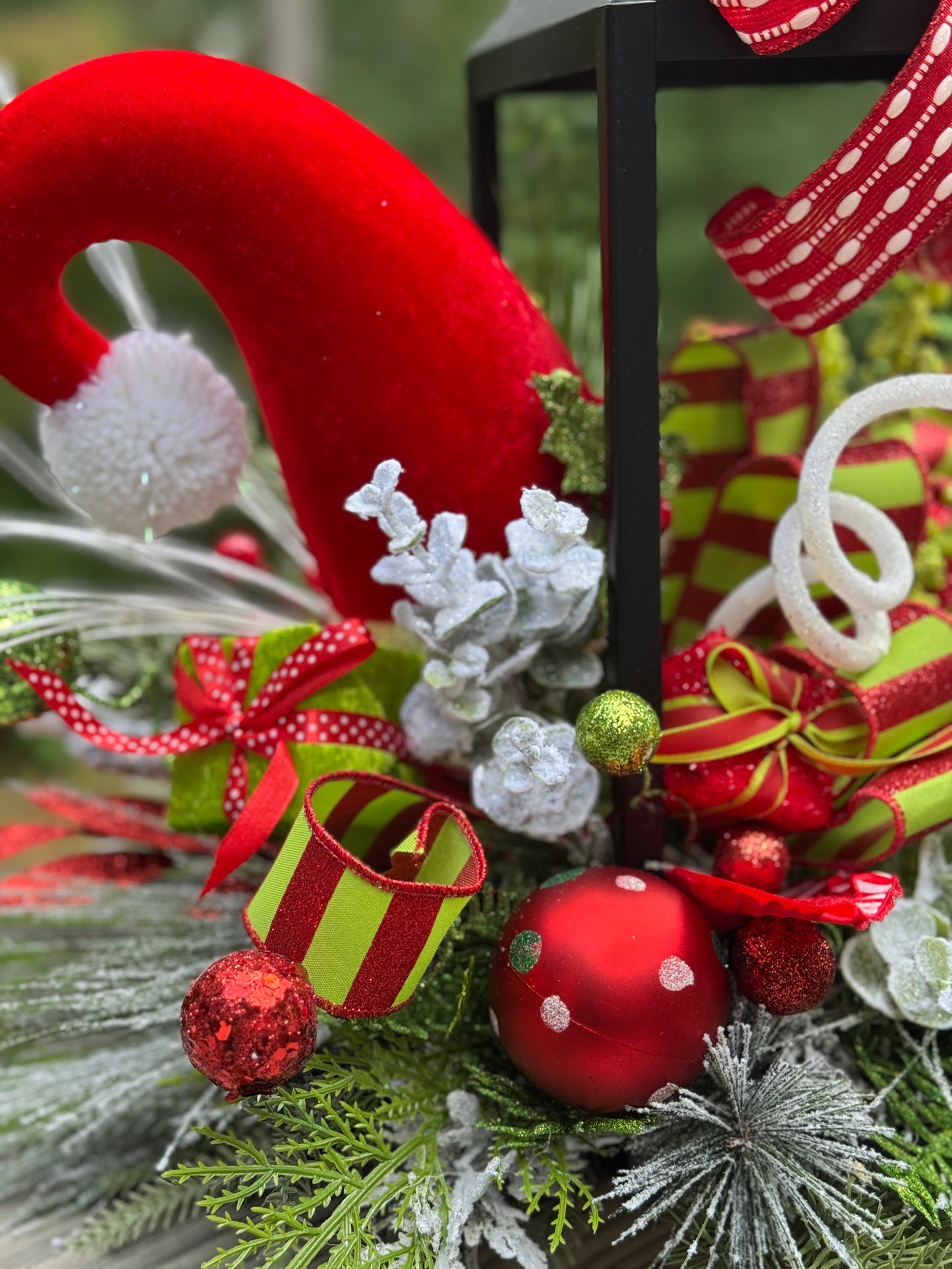 Festive Elf Hat Holiday Centerpiece