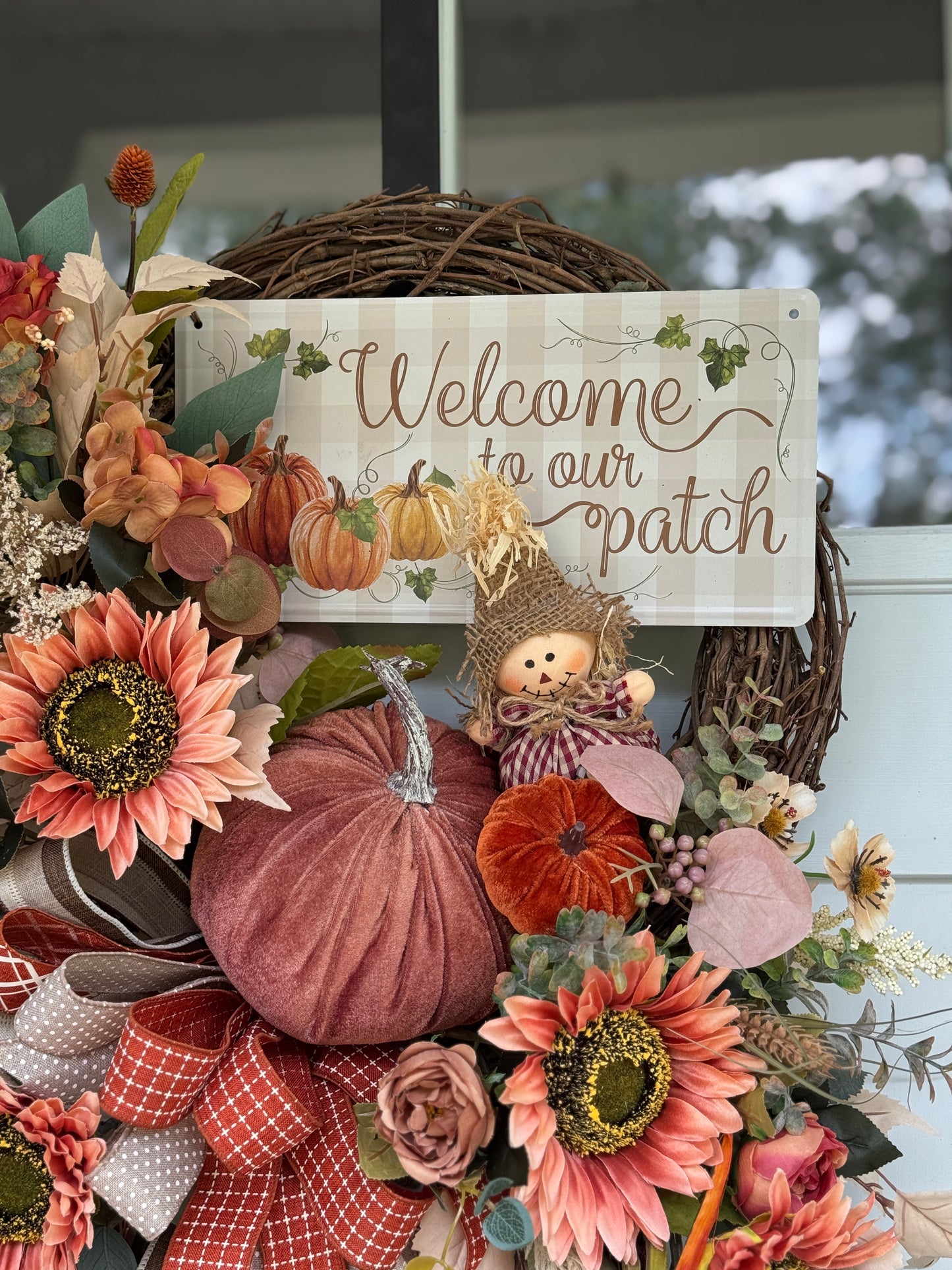 Welcome To Our Patch Wreath