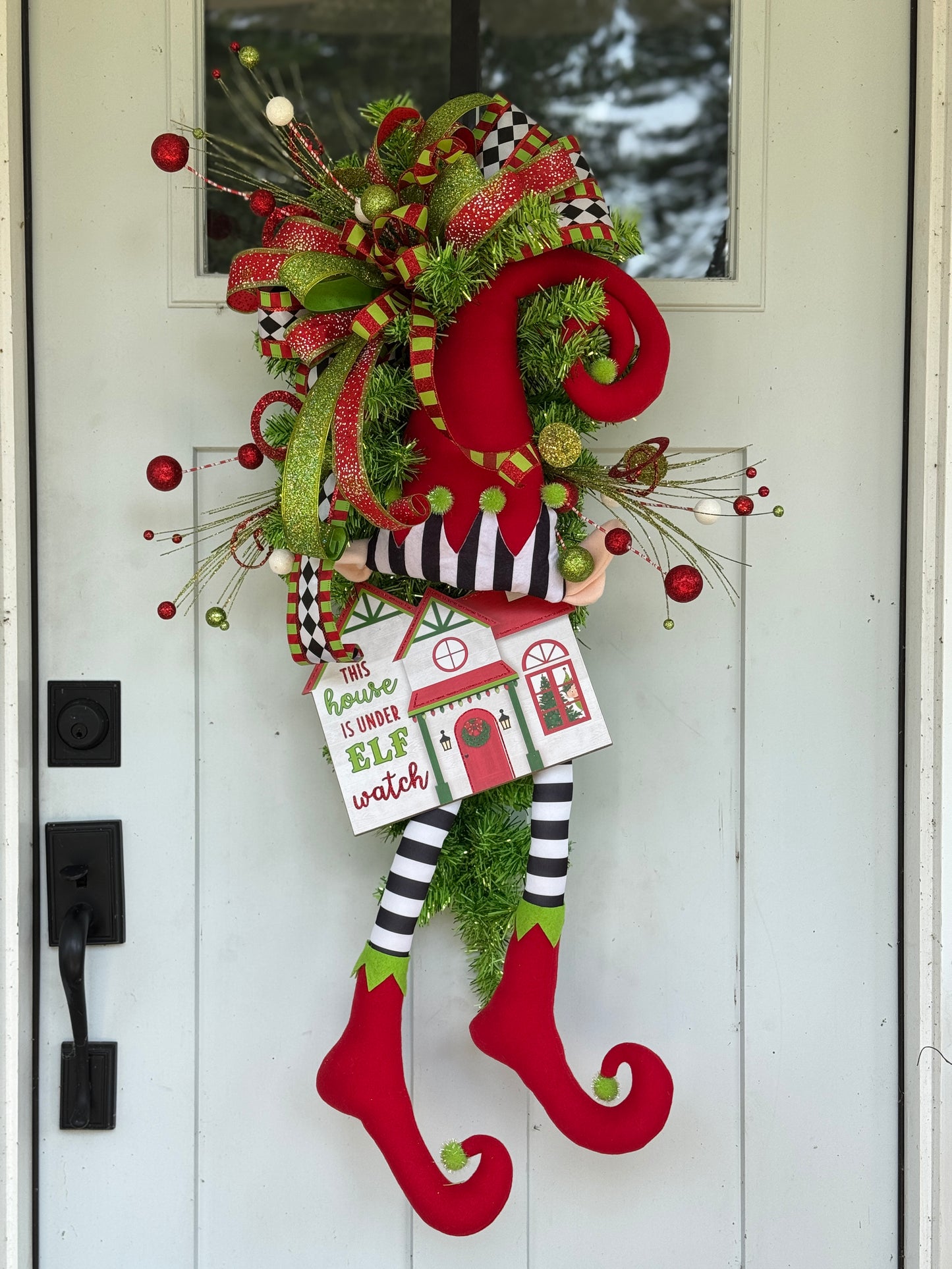 Elf Watch Festive Wreath