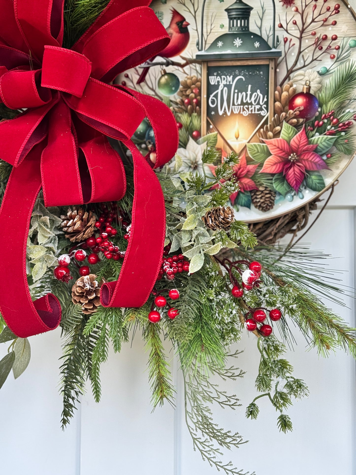 Warm Winter Wishes Wreath