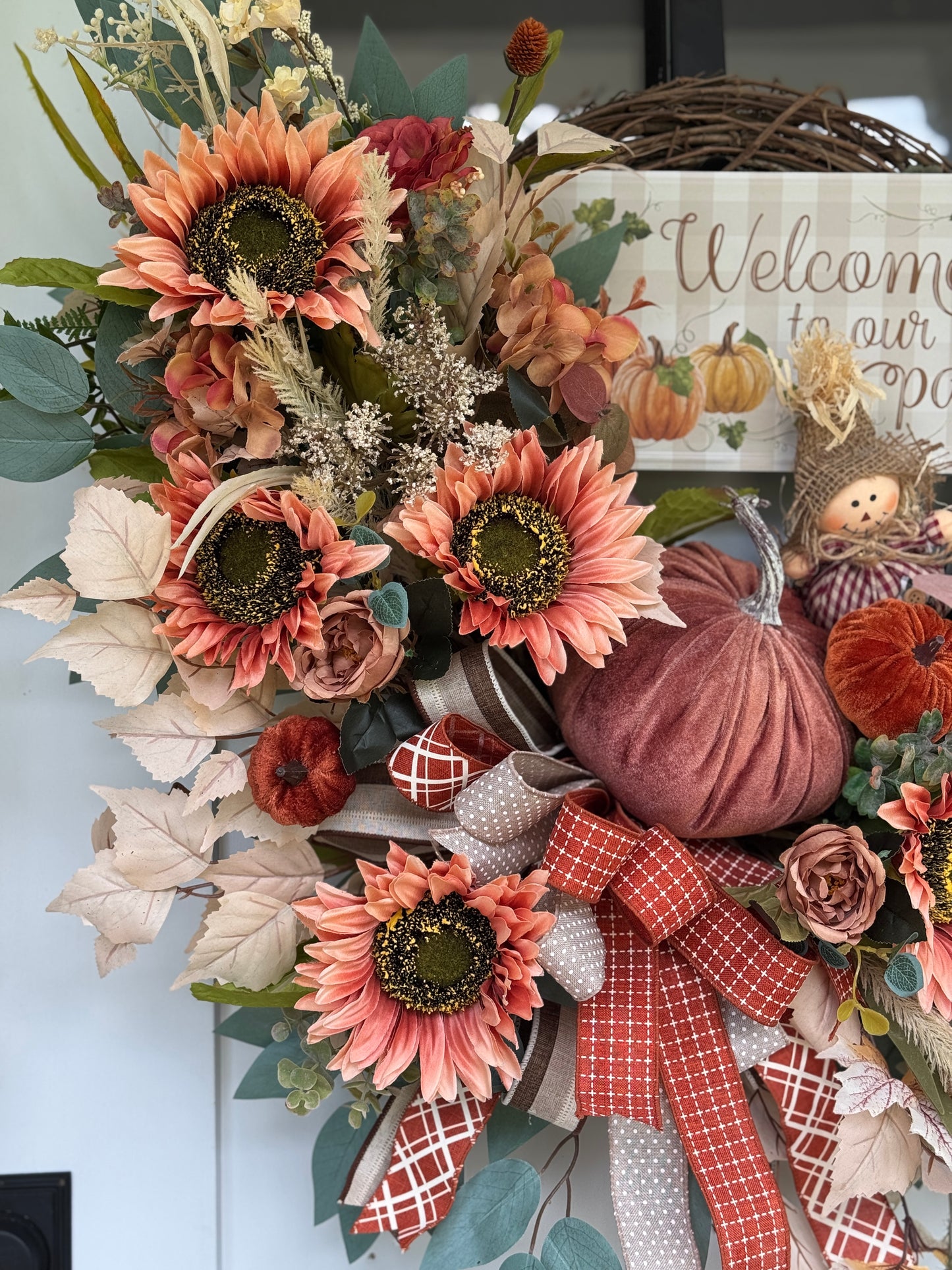 Welcome To Our Patch Wreath