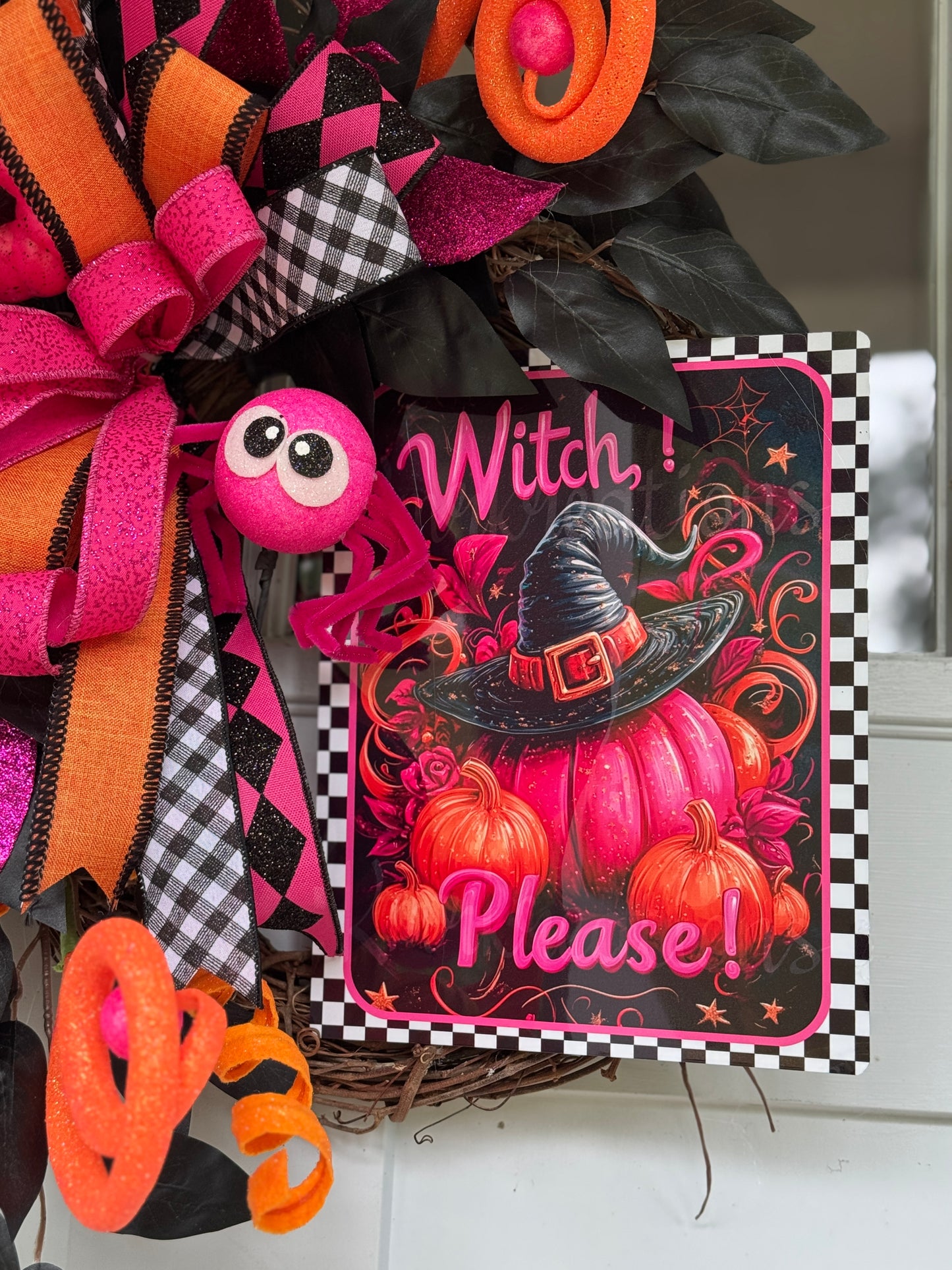 Witch, Please! Halloween Wreath