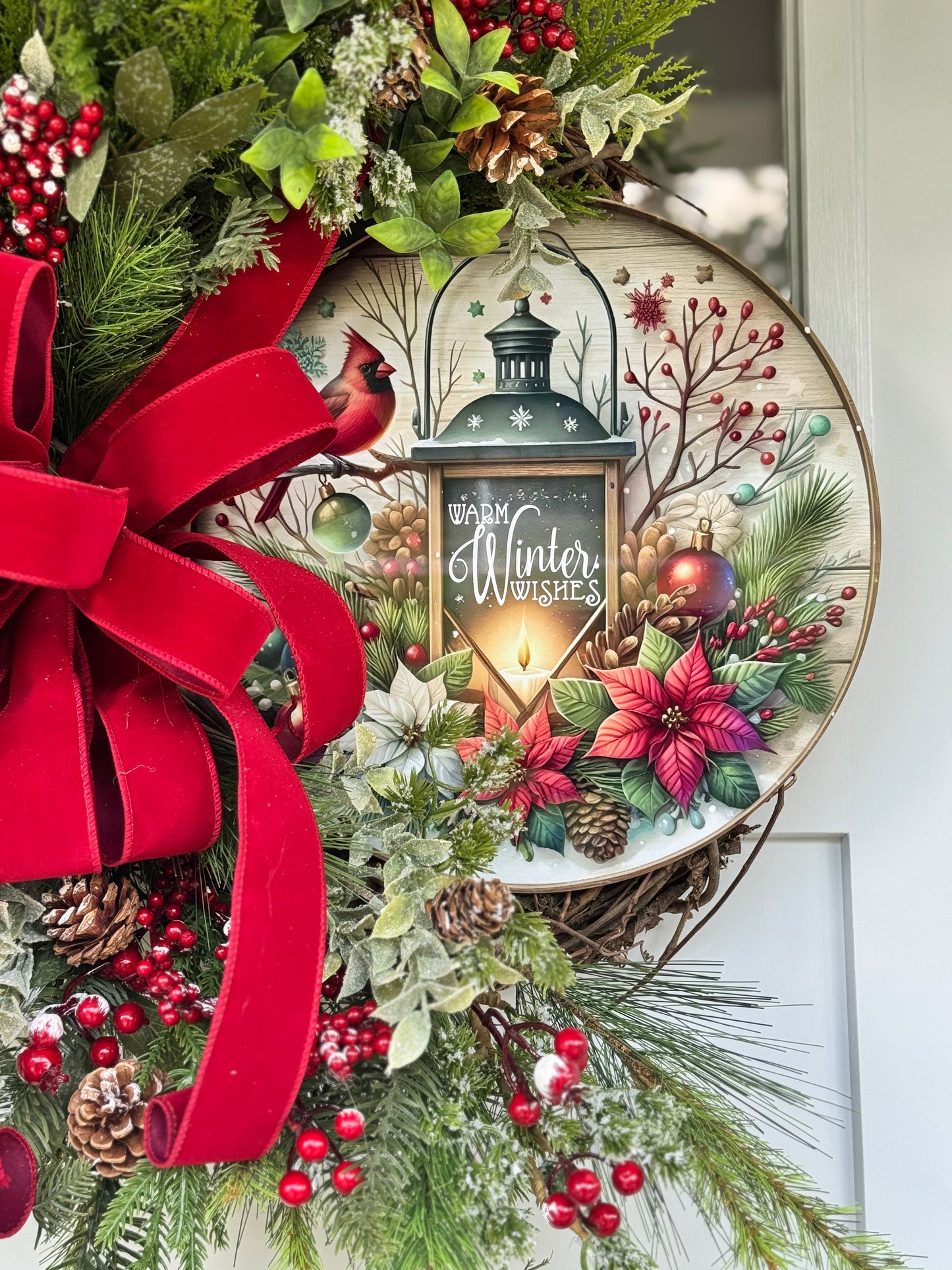 Warm Winter Wishes Wreath