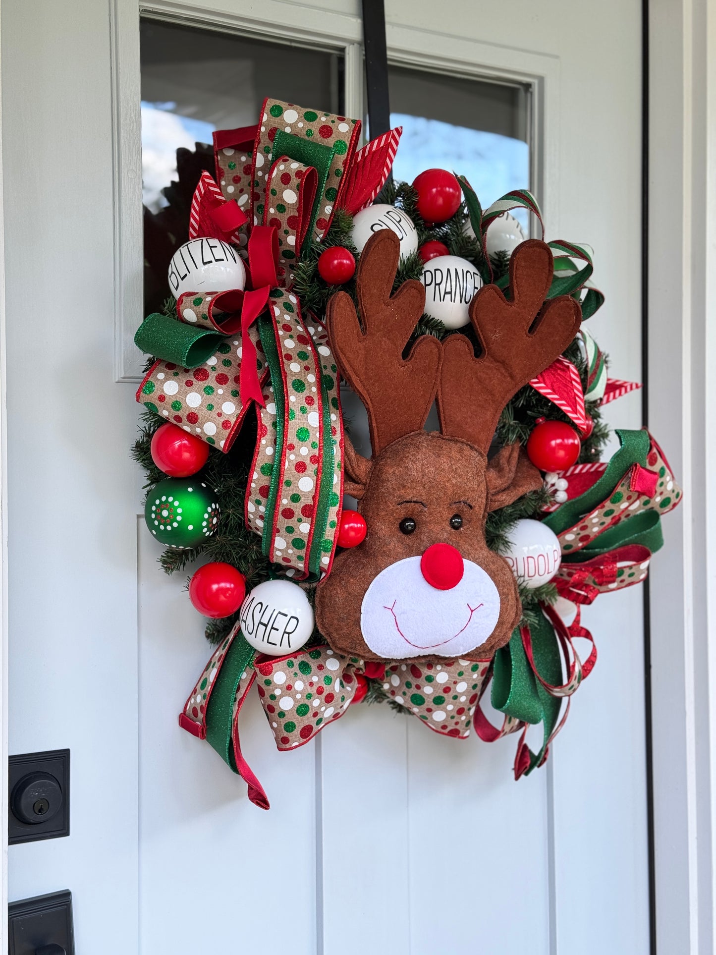 Rudolph Christmas Wreath