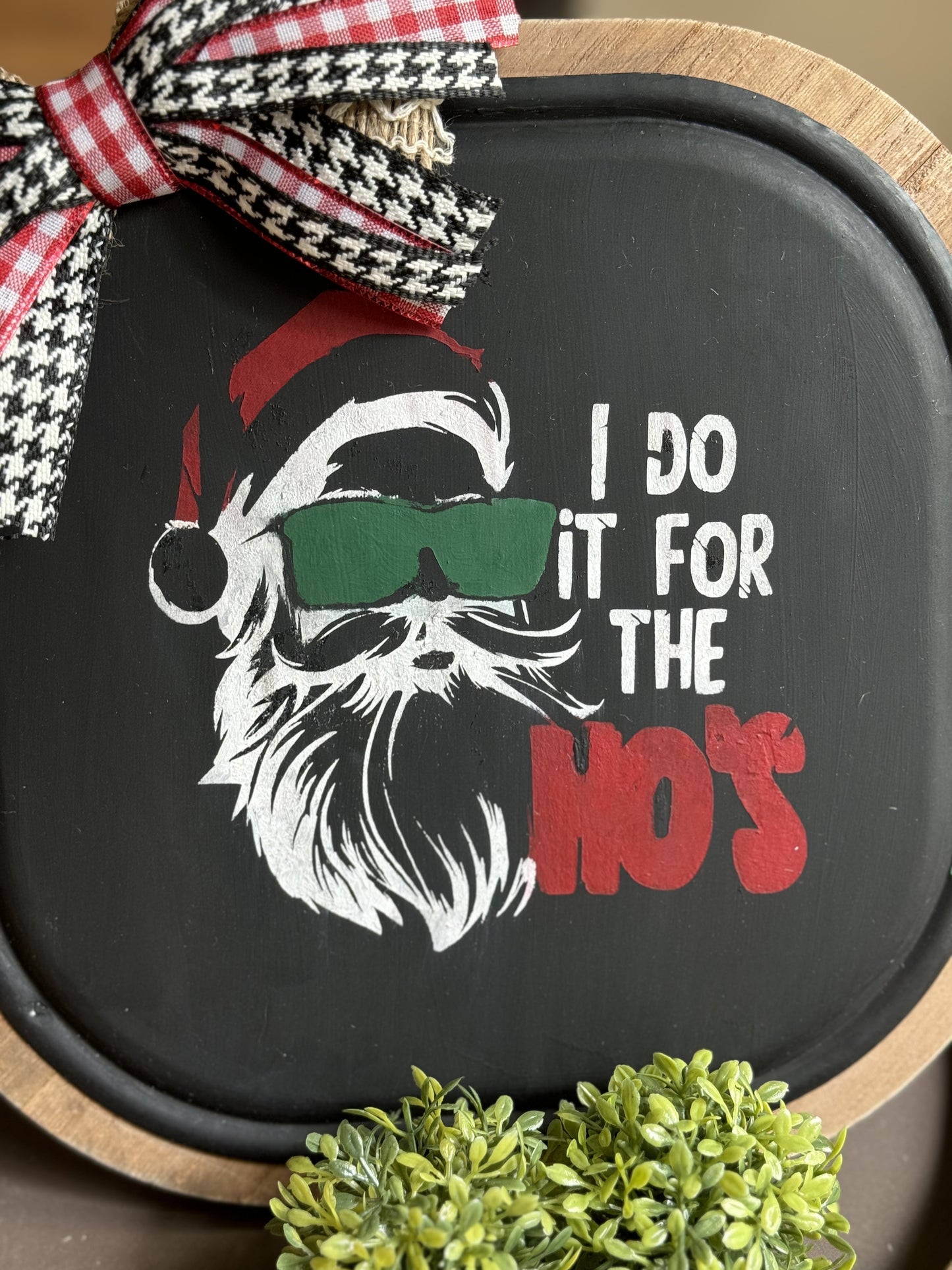 Naughty Santa Christmas Decoration