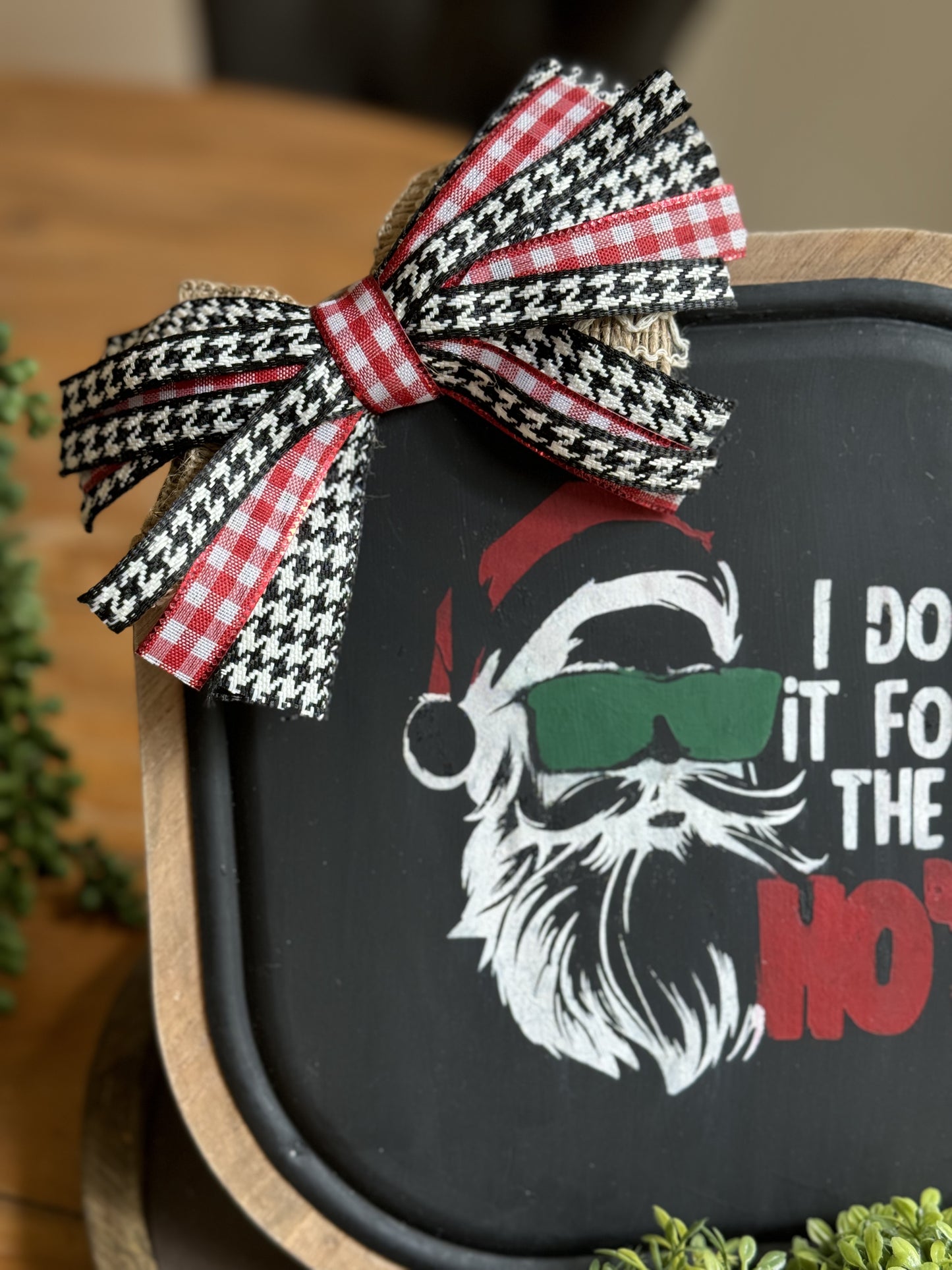 Naughty Santa Christmas Decoration