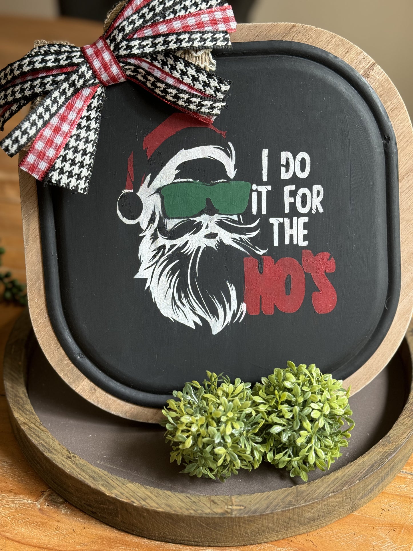 Naughty Santa Christmas Decoration