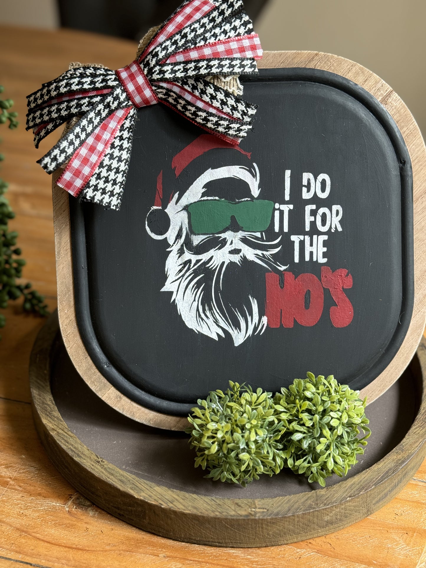 Naughty Santa Christmas Decoration