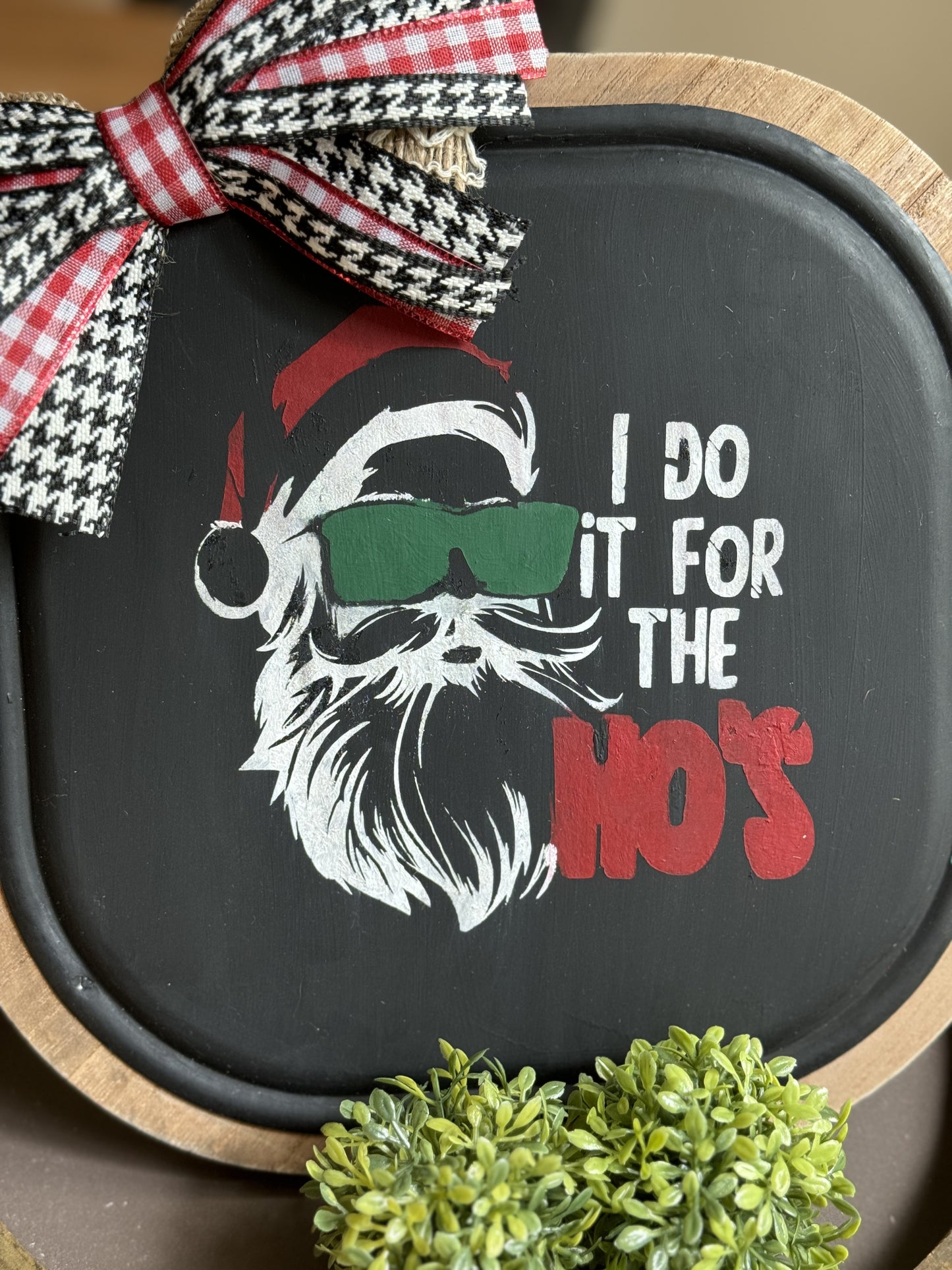 Naughty Santa Christmas Decoration
