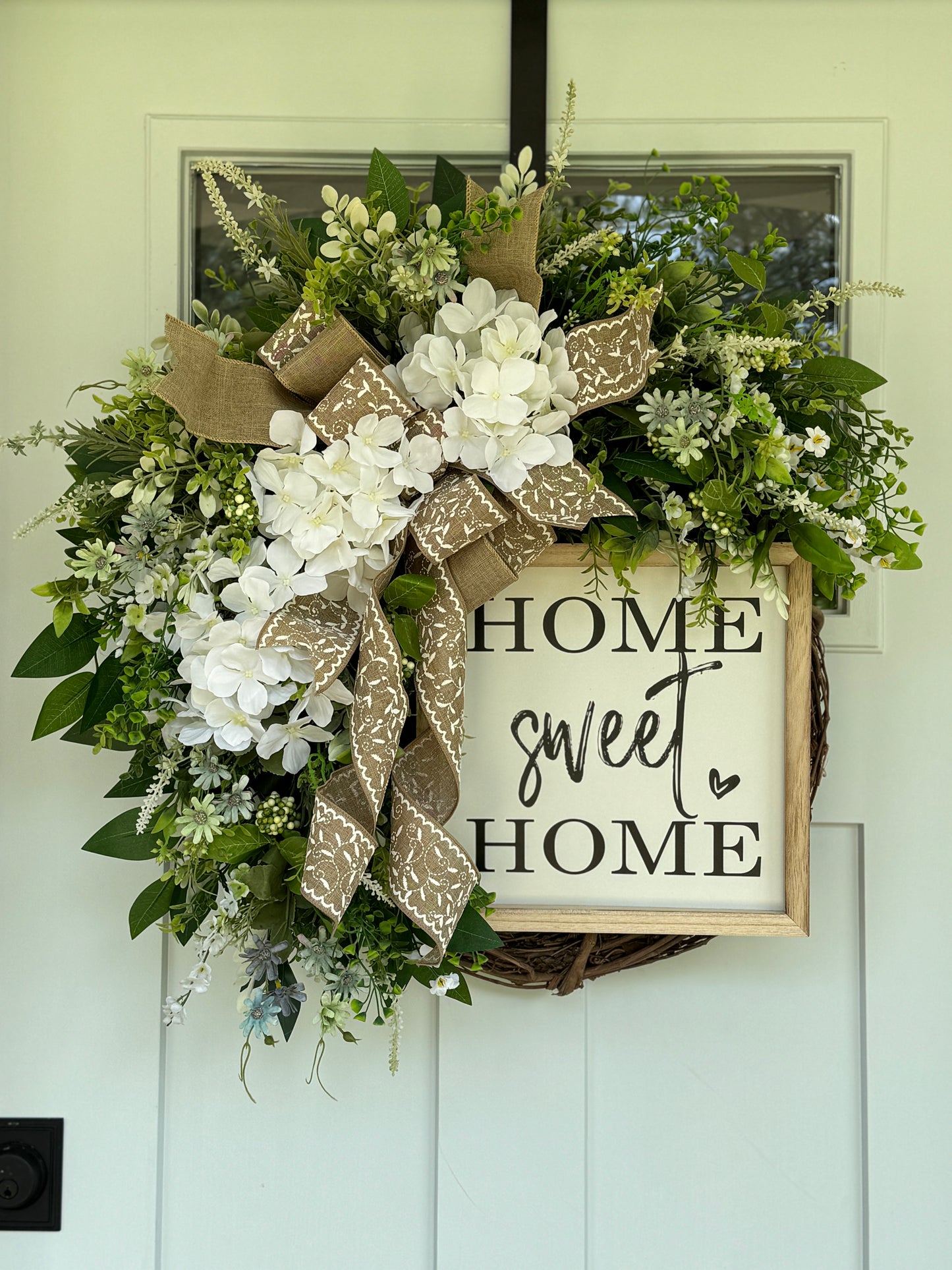 Everyday Home Sweet Home Hydrangea Wreath