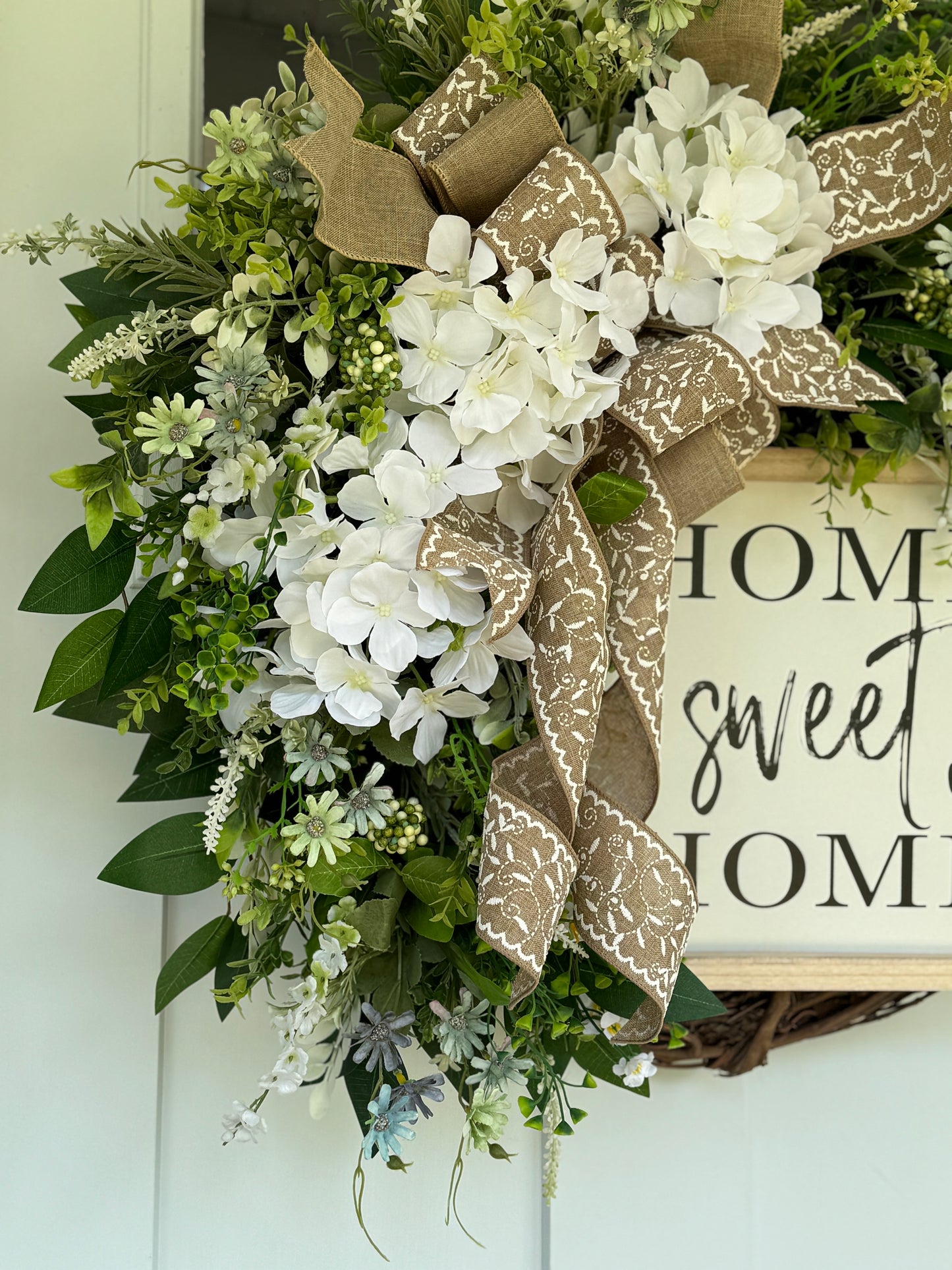 Everyday Home Sweet Home Hydrangea Wreath
