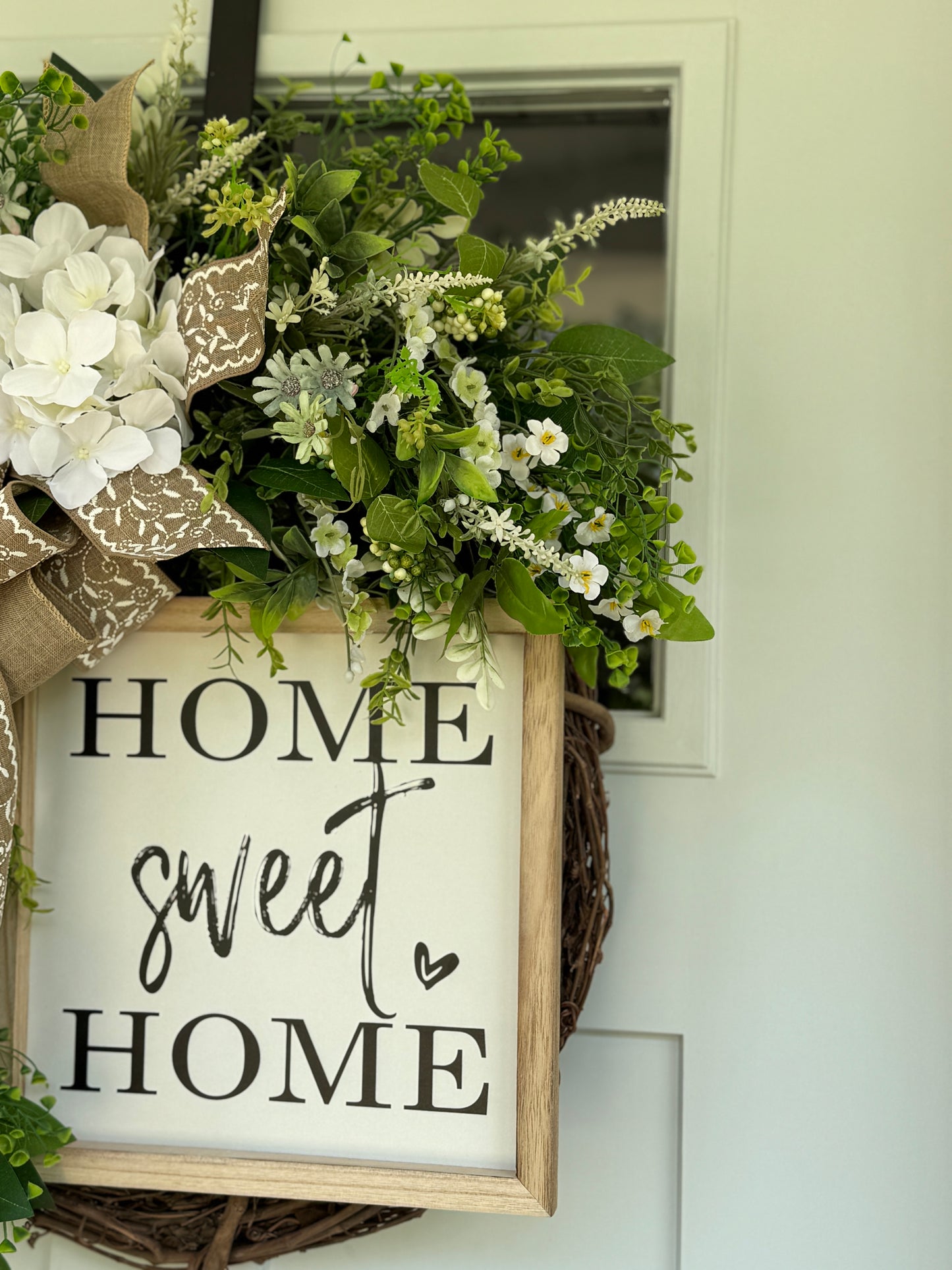 Everyday Home Sweet Home Hydrangea Wreath