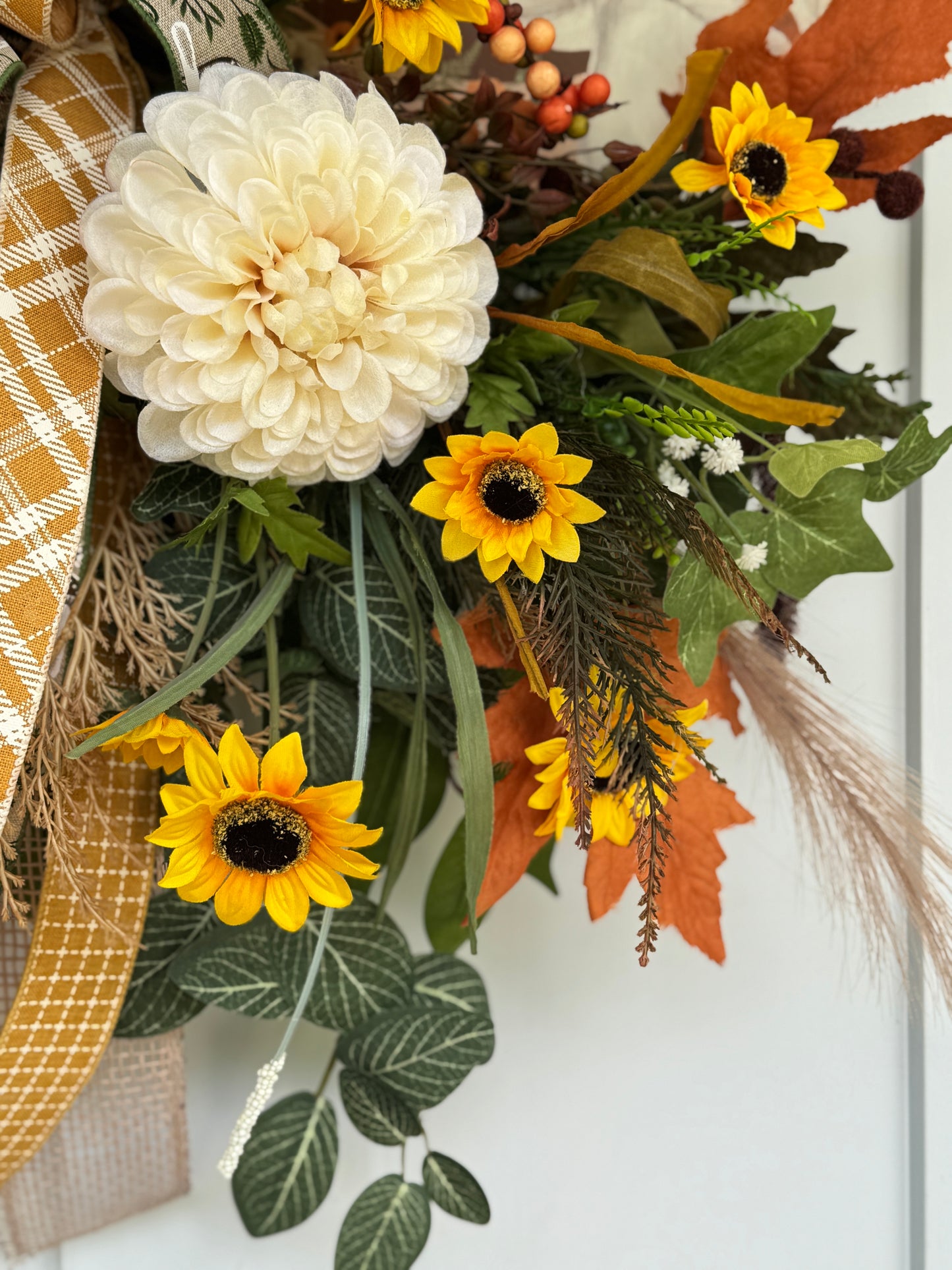 Mushroom Hello Fall Wreath