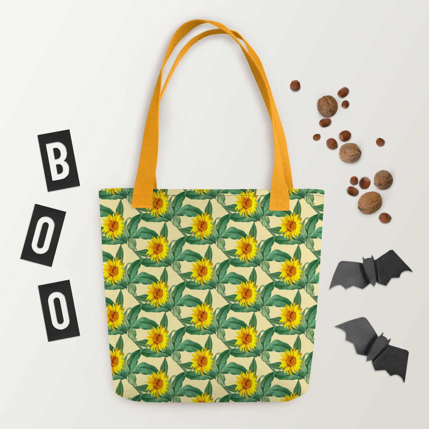 Sunflower pattern Tote bag
