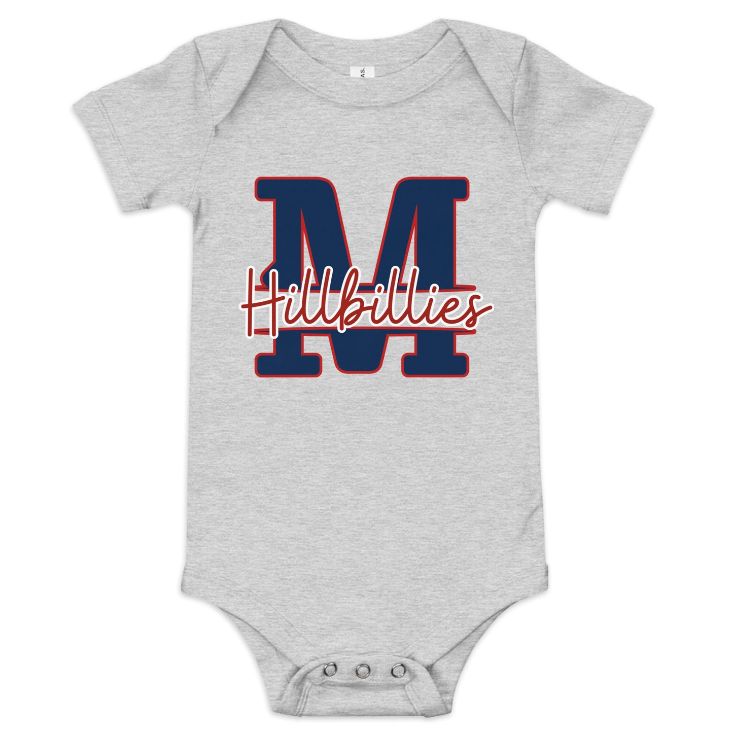 Man Baby short sleeve one piece