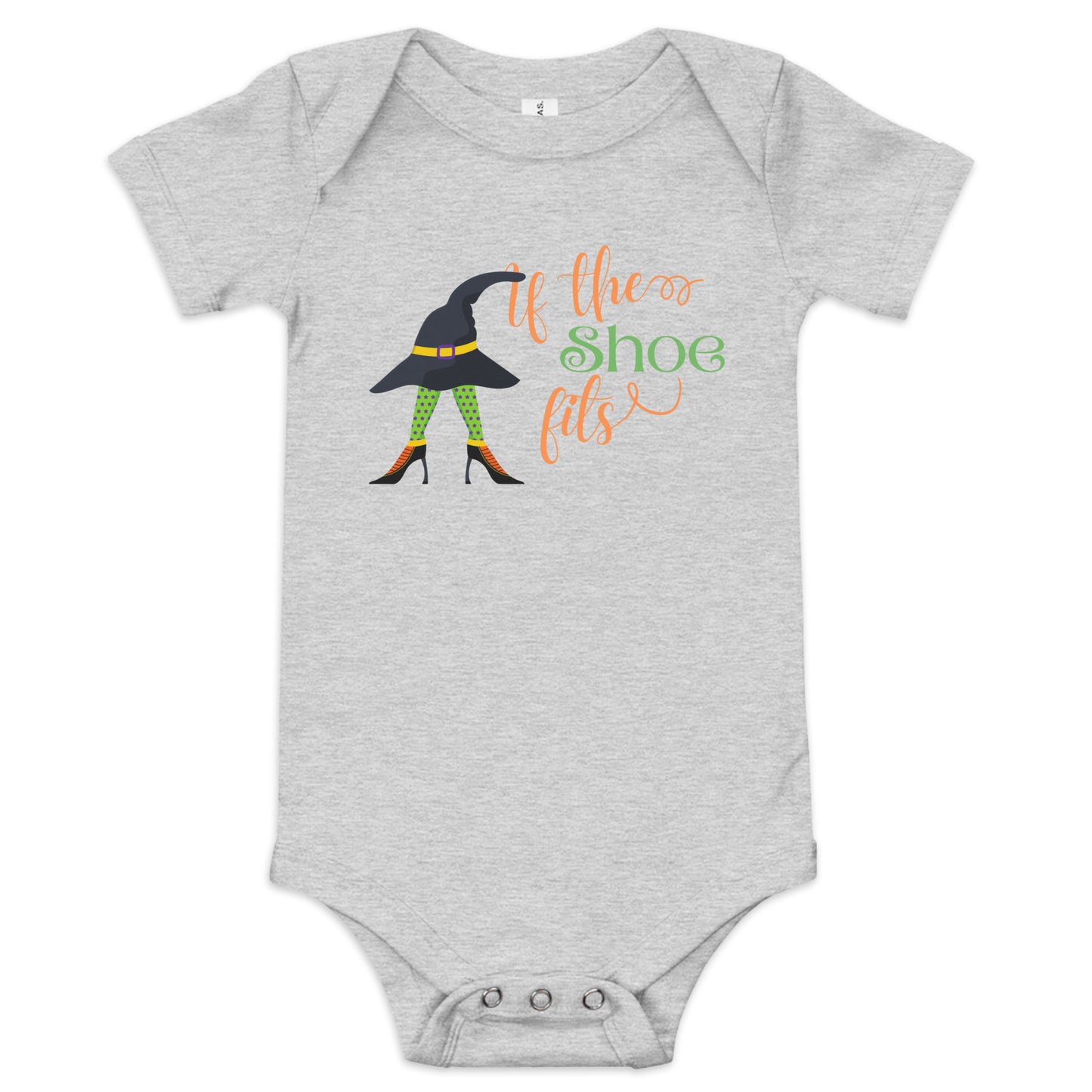 If the shoe fits Baby short sleeve one piece