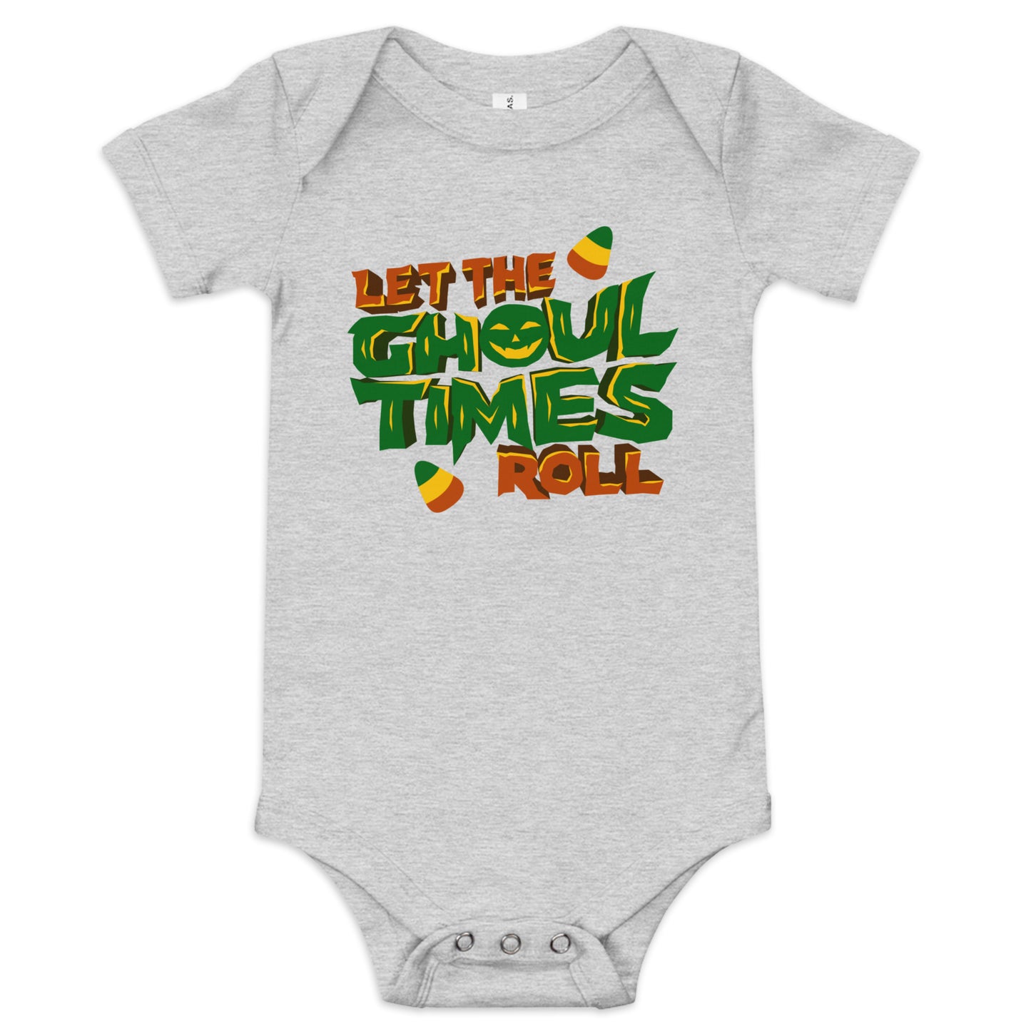 Let the ghoul times roll Baby short sleeve one piece