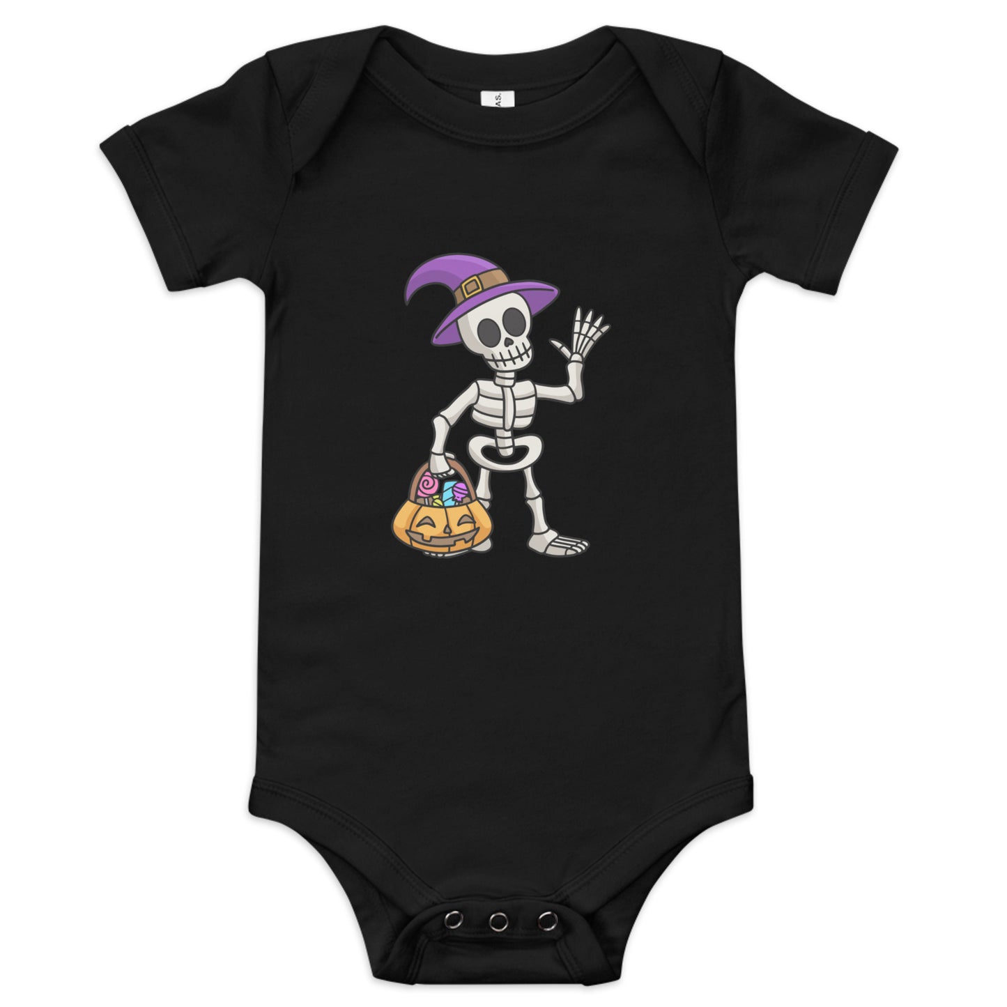 Skeleton Baby short sleeve one piece