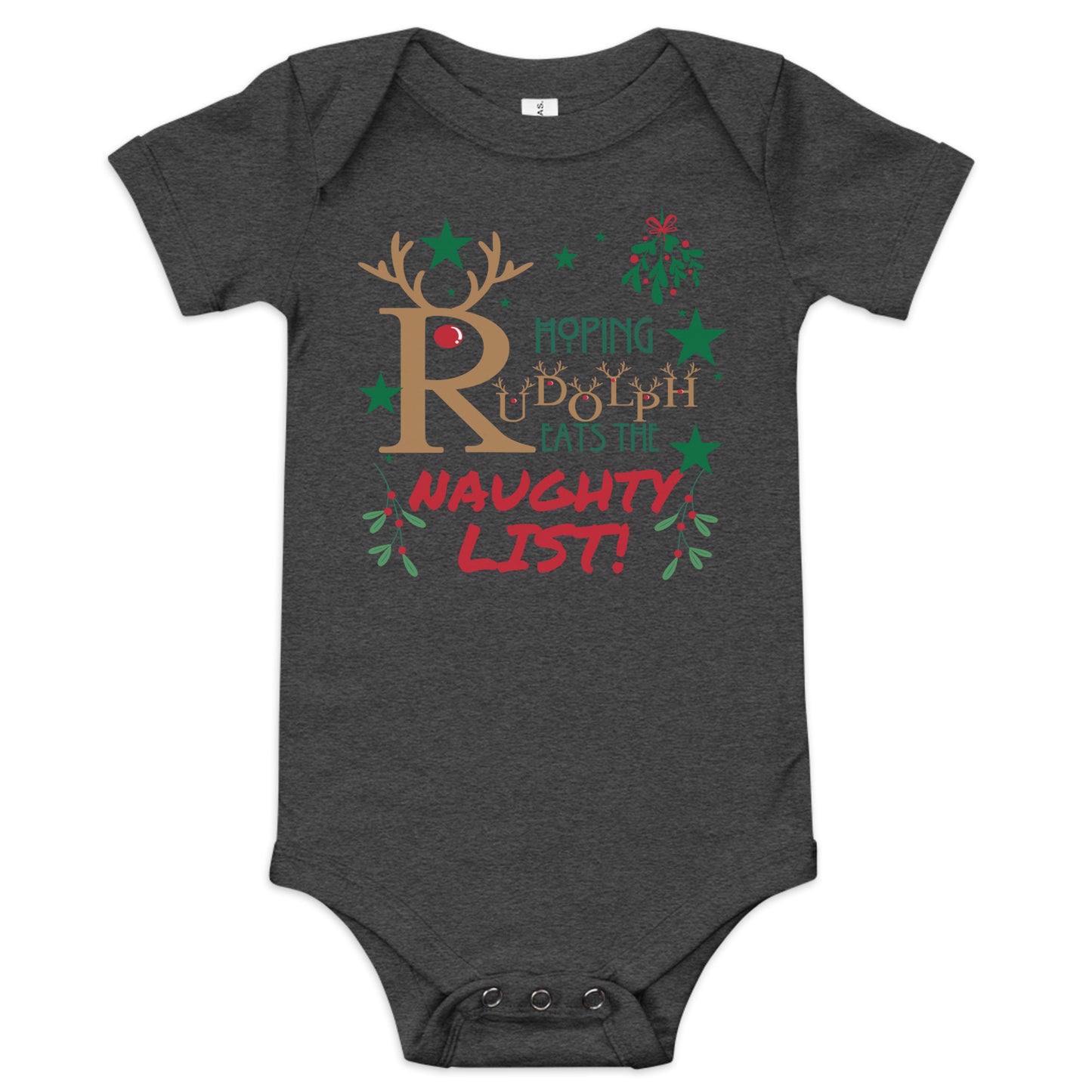 Hoping Rudolph Baby short sleeve one piece