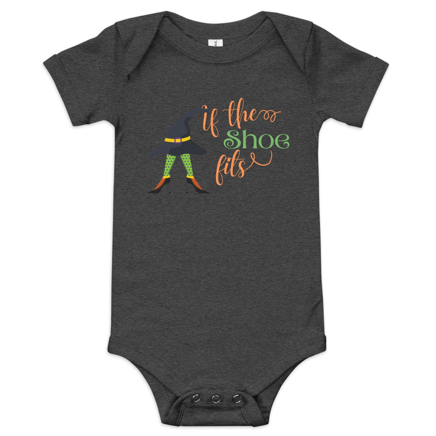 If the shoe fits Baby short sleeve one piece