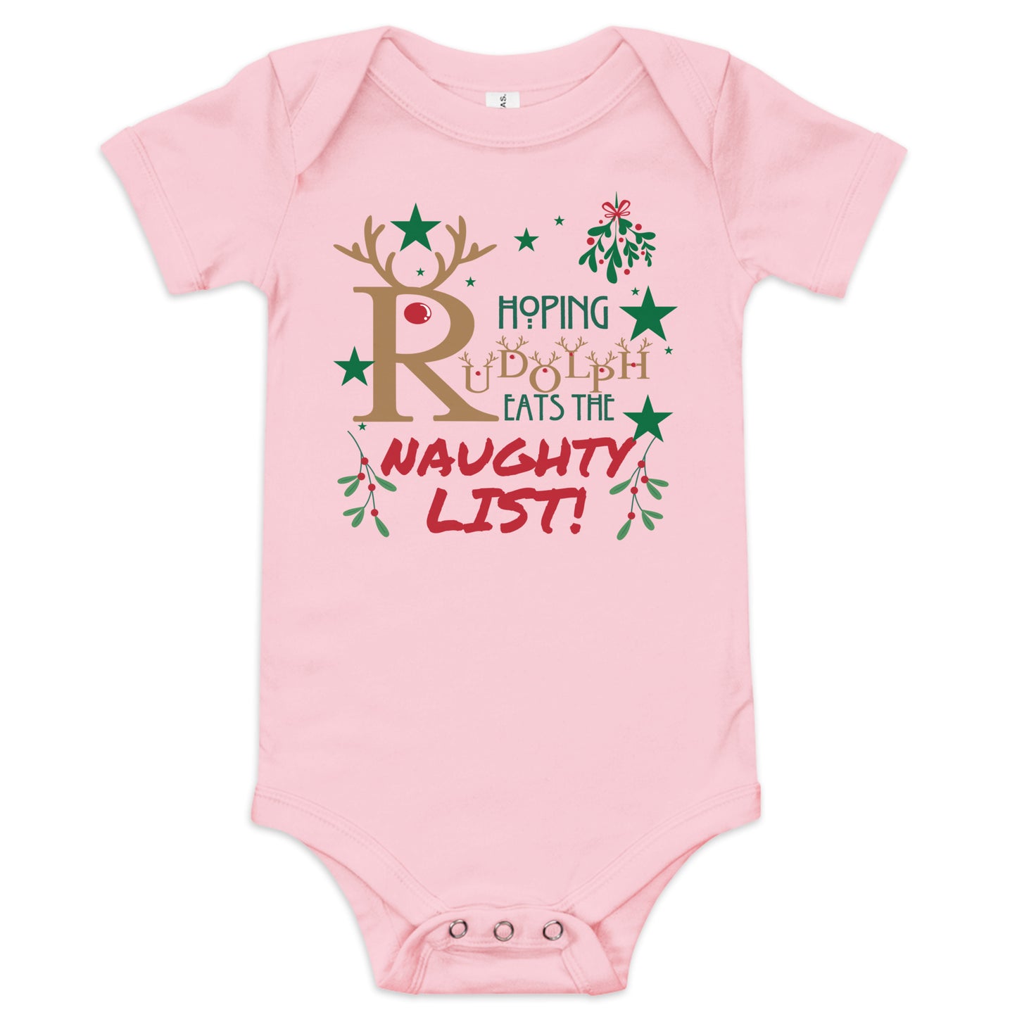 Hoping Rudolph Baby short sleeve one piece