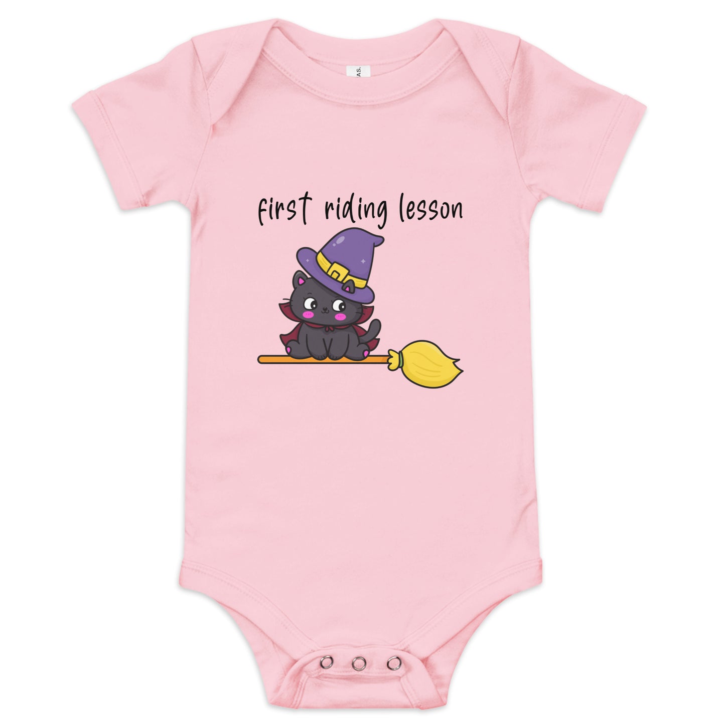 First riding lesson Baby short sleeve one piece