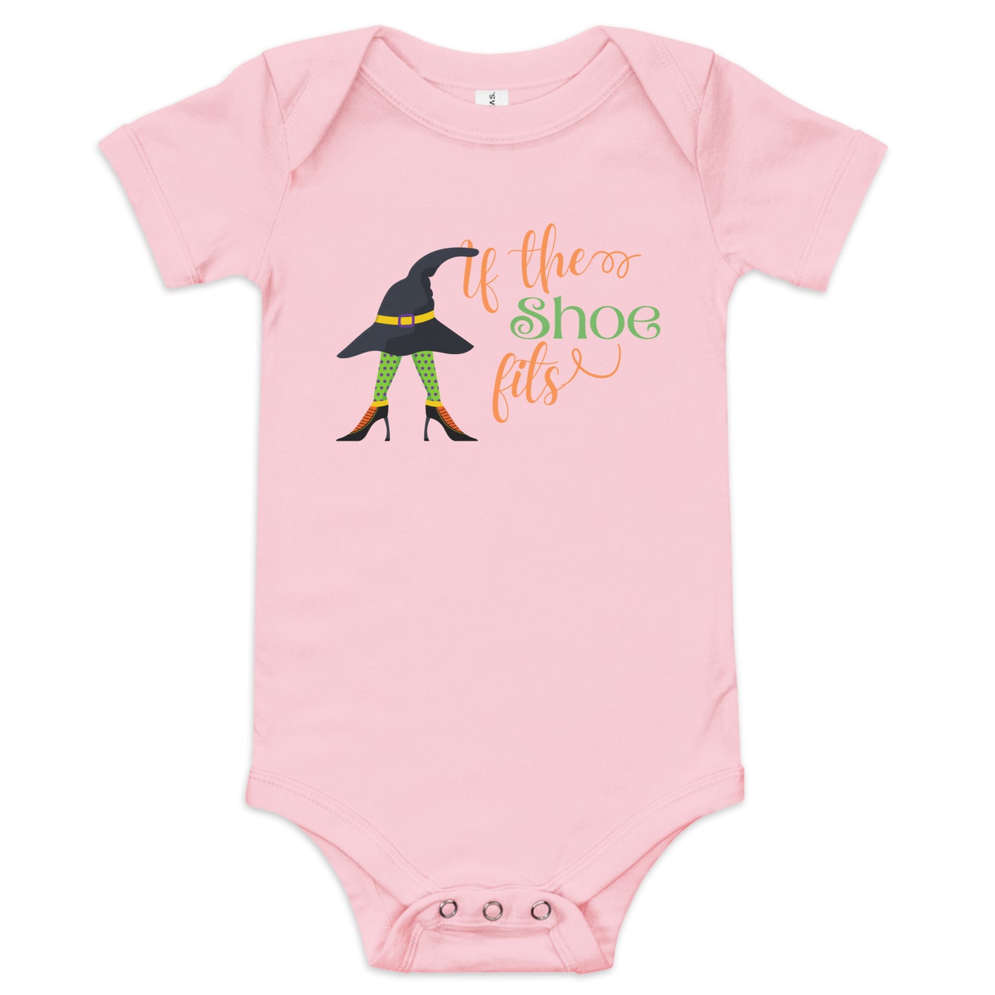 If the shoe fits Baby short sleeve one piece