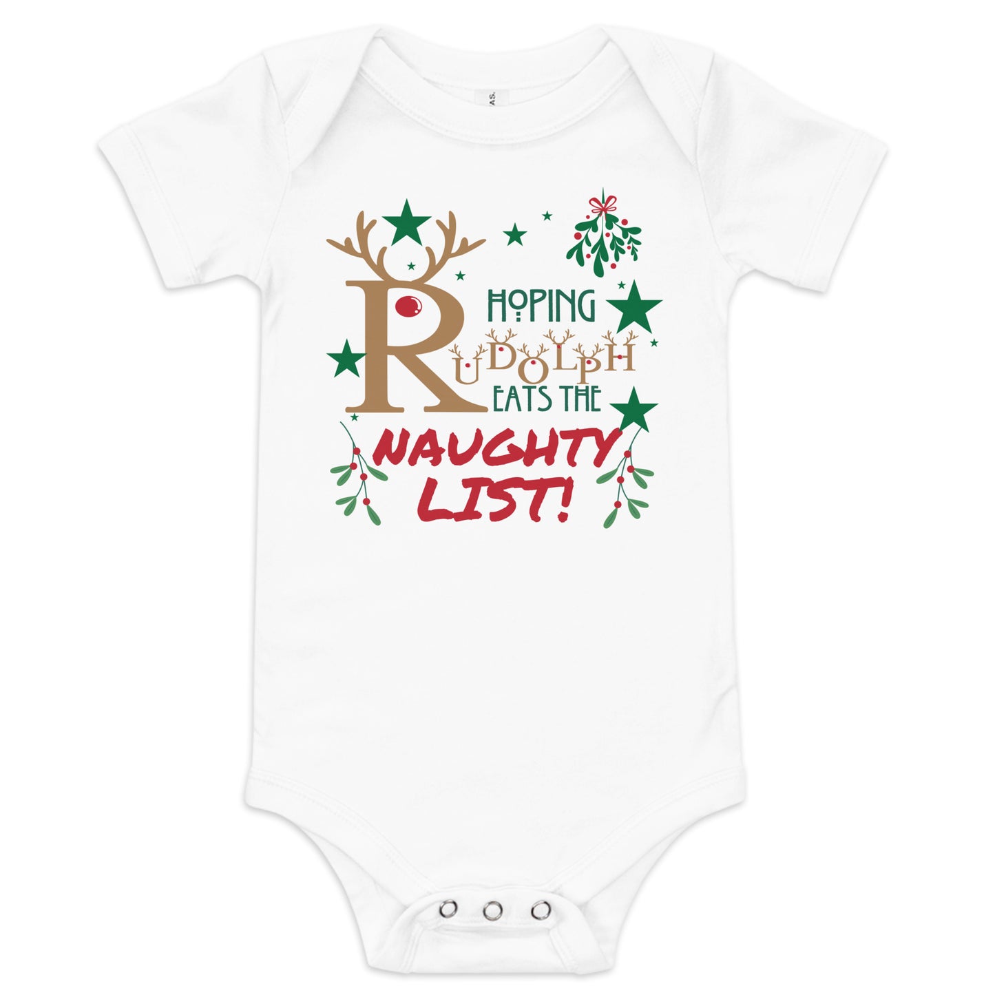 Hoping Rudolph Baby short sleeve one piece