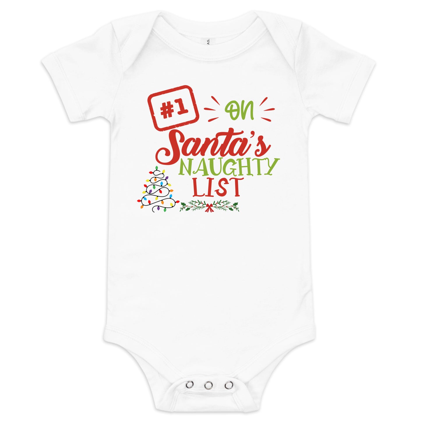 Number 1 Baby short sleeve one piece