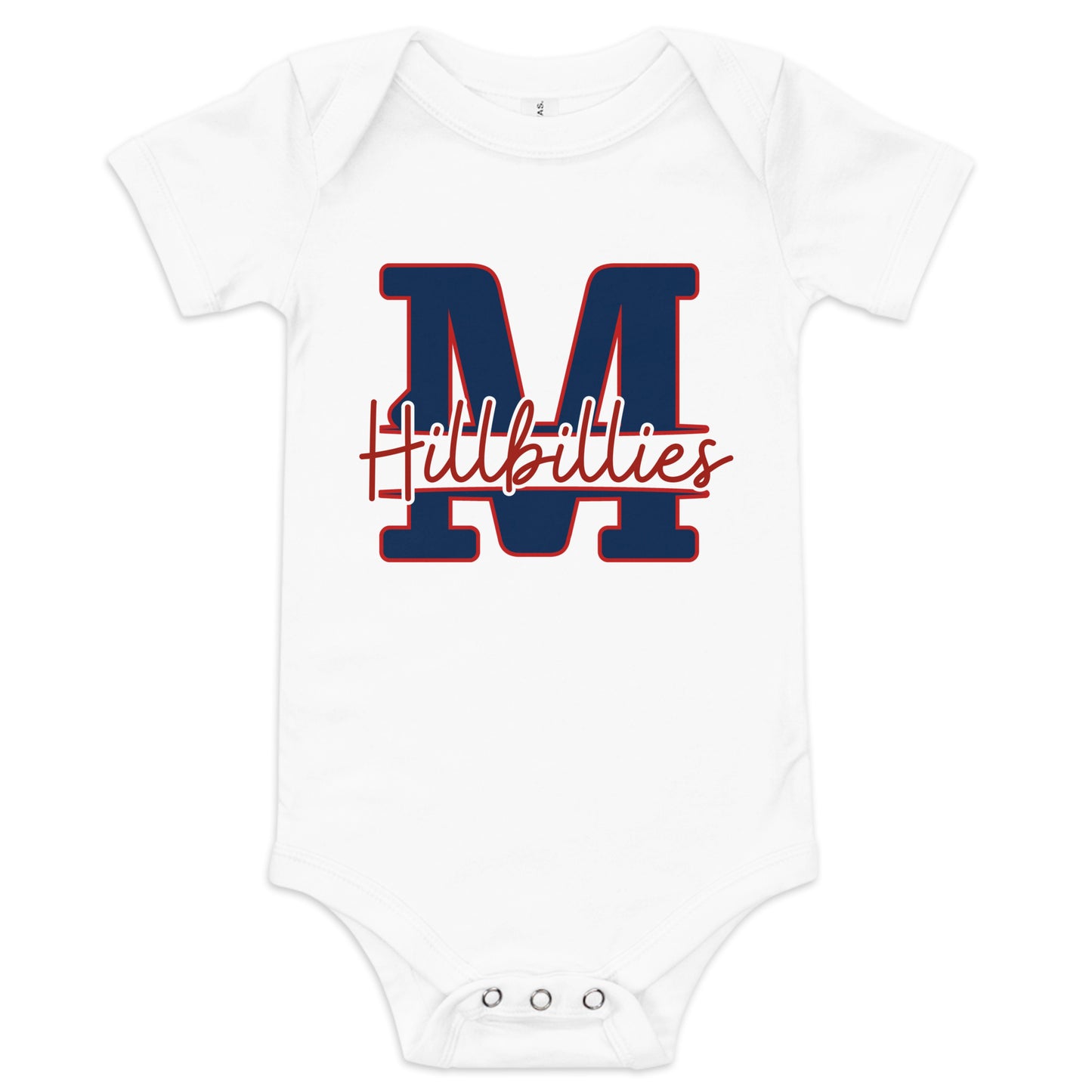 Man Baby short sleeve one piece