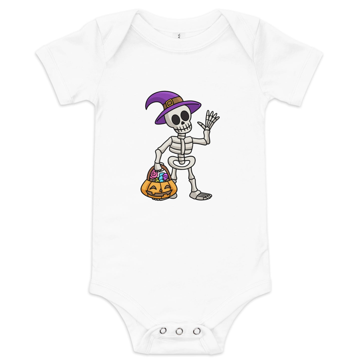 Skeleton Baby short sleeve one piece