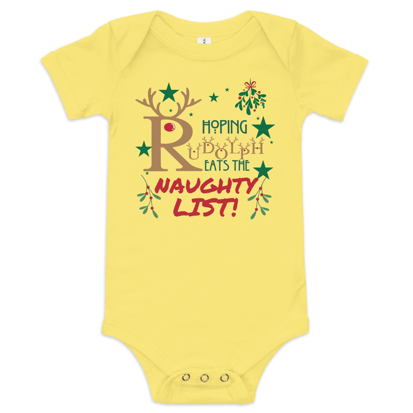 Hoping Rudolph Baby short sleeve one piece
