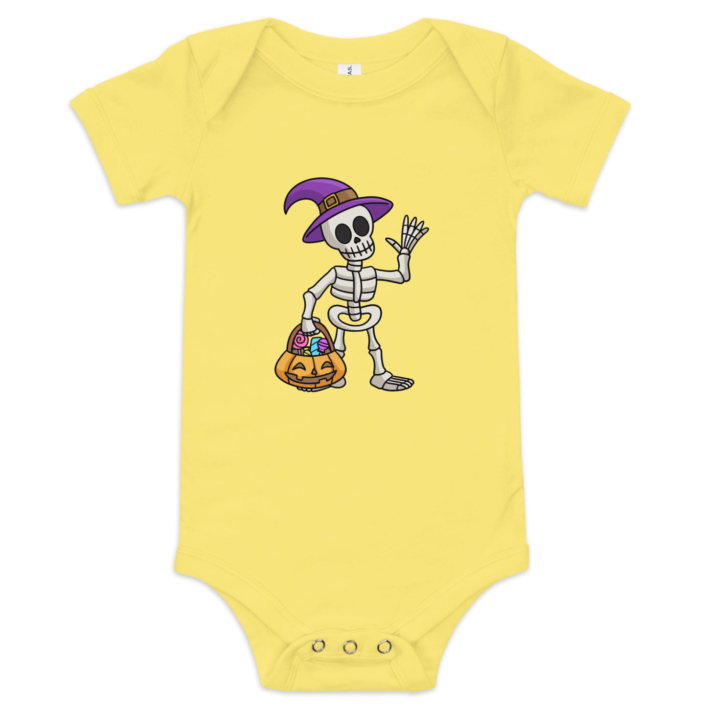Skeleton Baby short sleeve one piece