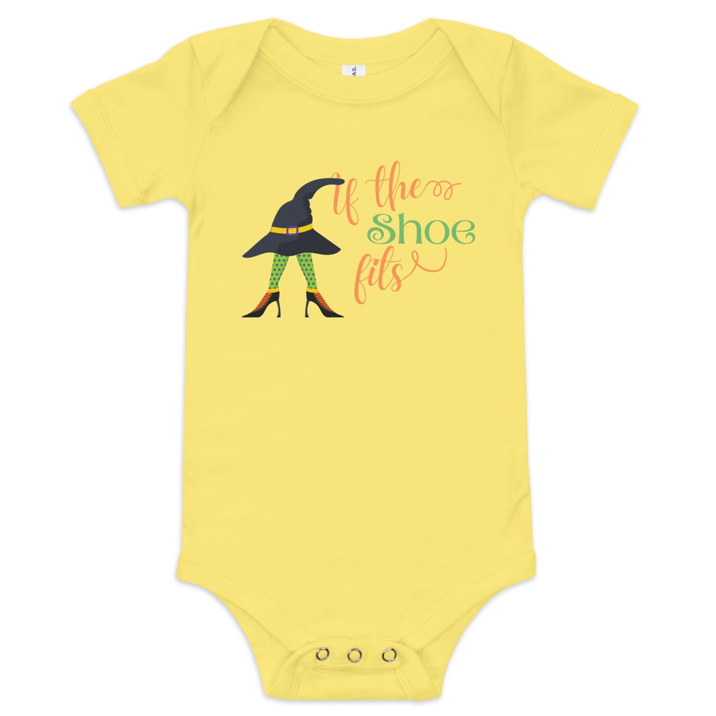 If the shoe fits Baby short sleeve one piece