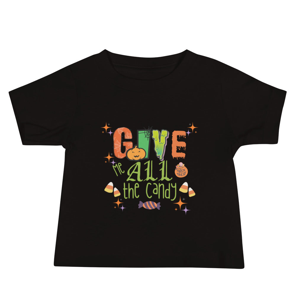 Give me all the candy Baby Jersey Short Sleeve Tee