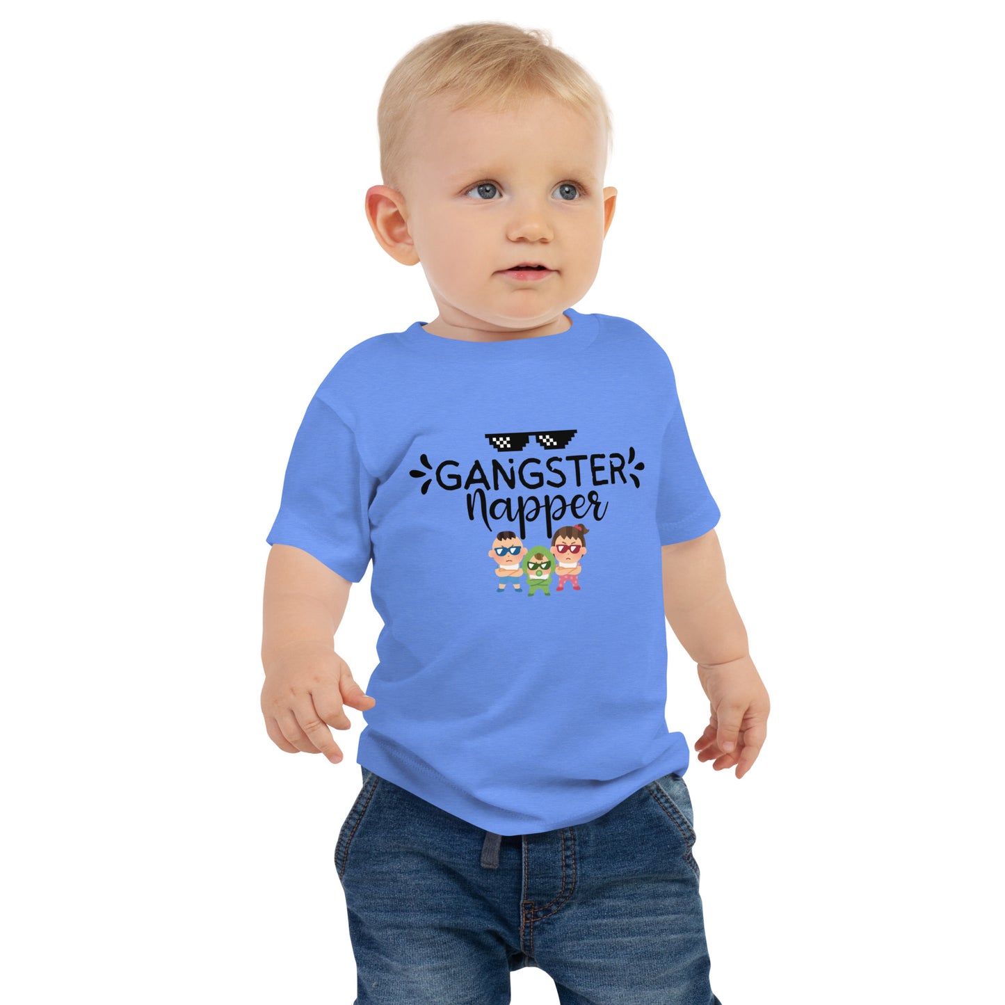 Gangster napper Baby Jersey Short Sleeve Tee