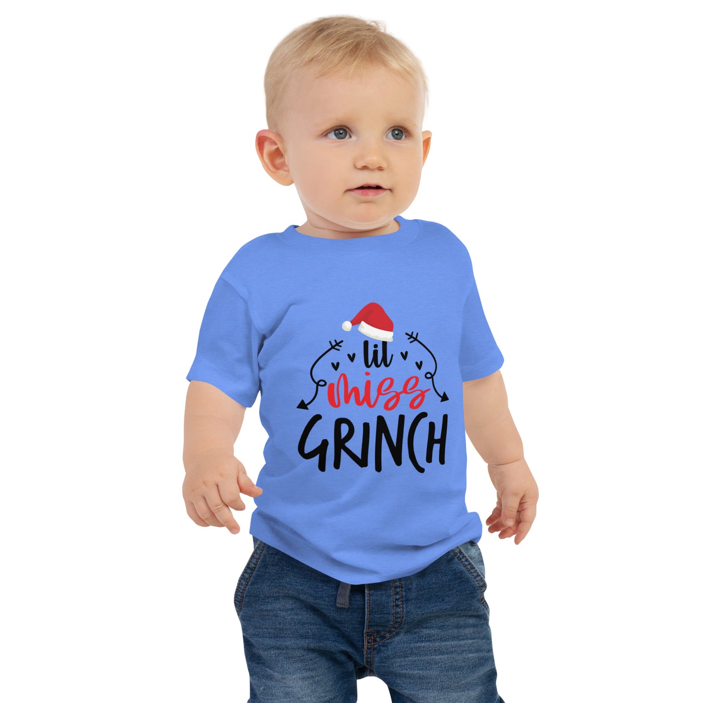 Lil miss grinch Baby Jersey Short Sleeve Tee