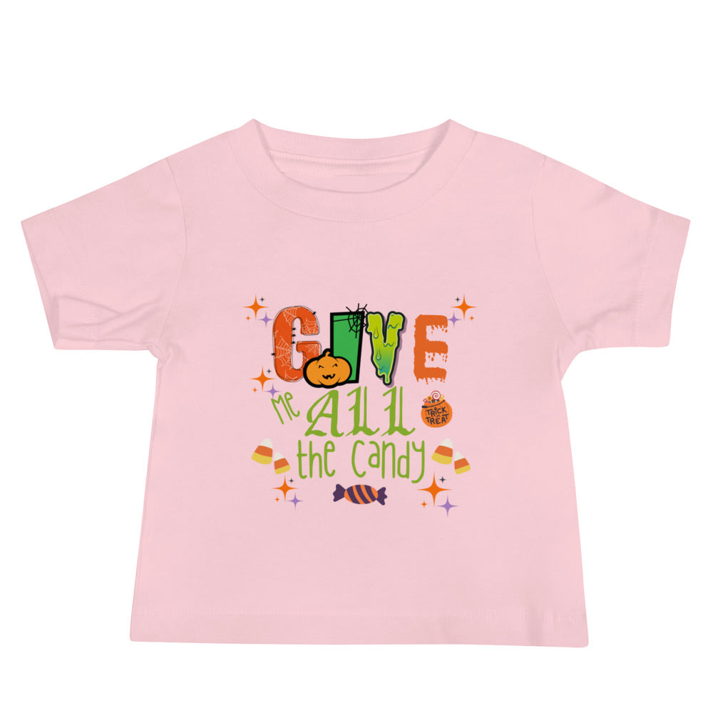 Give me all the candy Baby Jersey Short Sleeve Tee