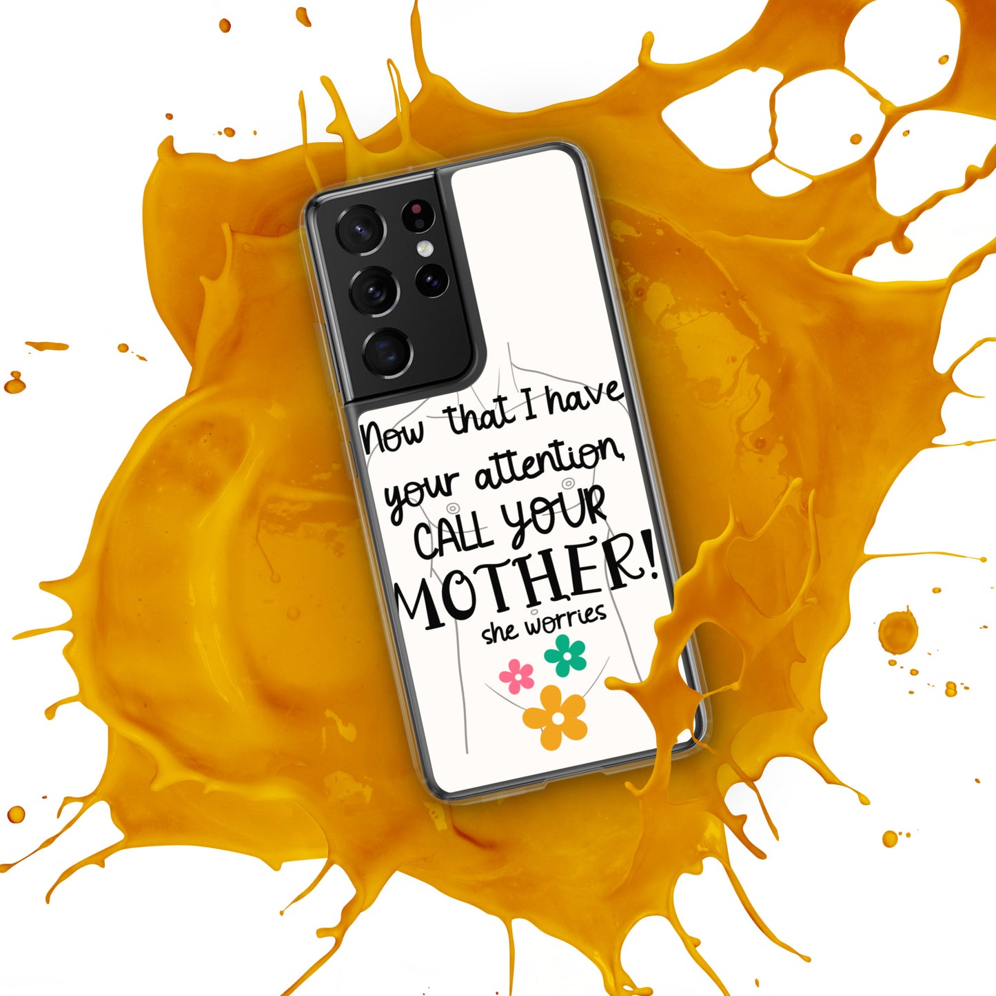 Call your mother Clear Case for Samsung®