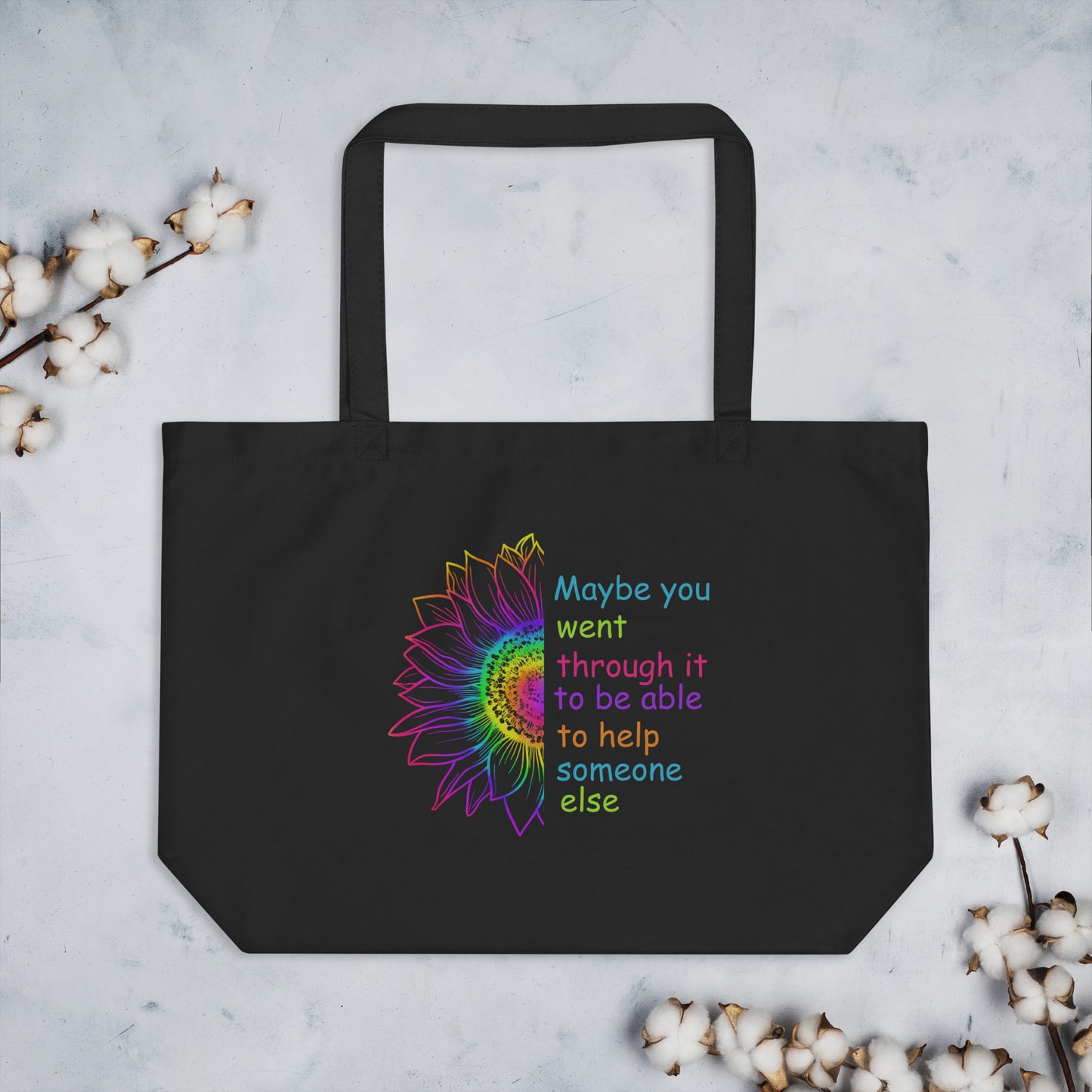 Maybe you went through Large organic tote bag