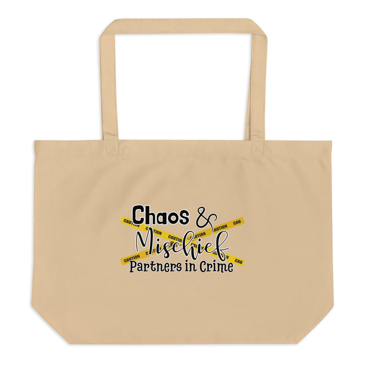 Chaos Large organic tote bag