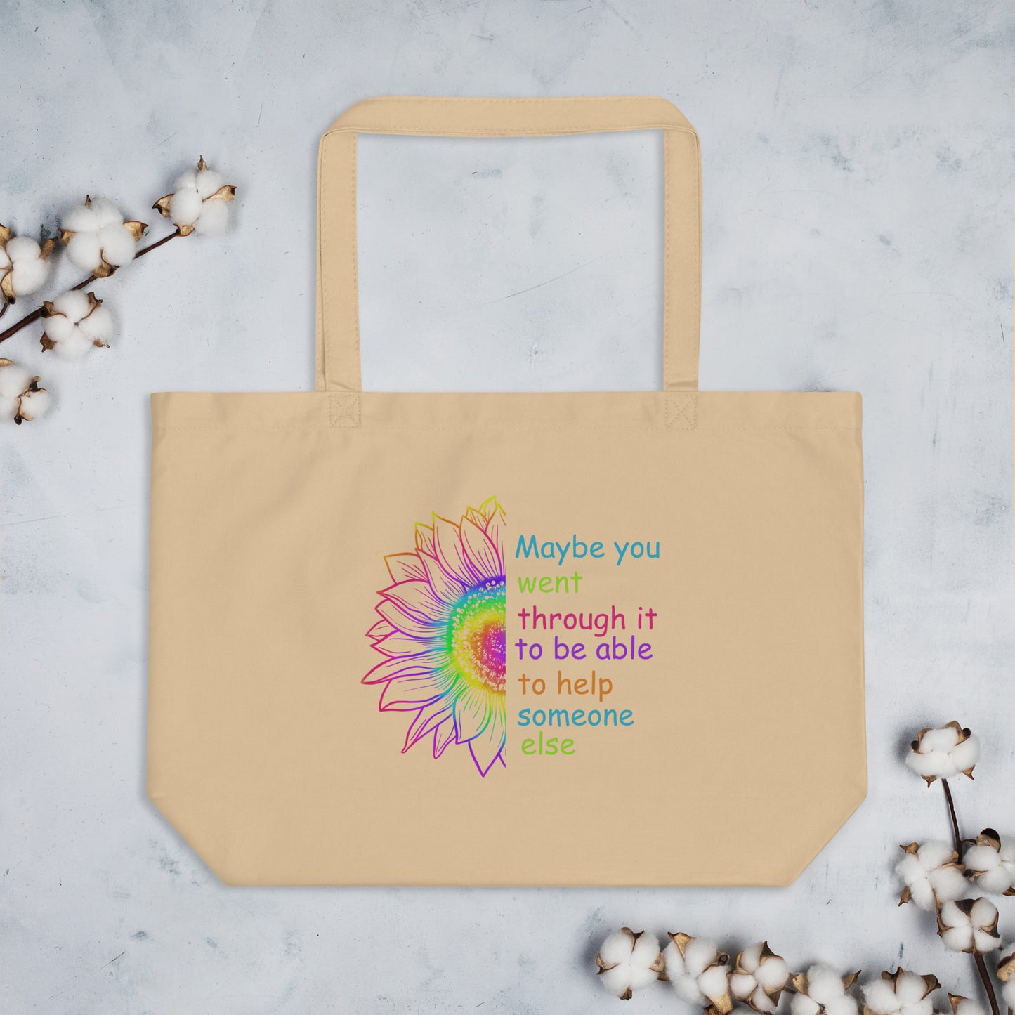 Maybe you went through Large organic tote bag