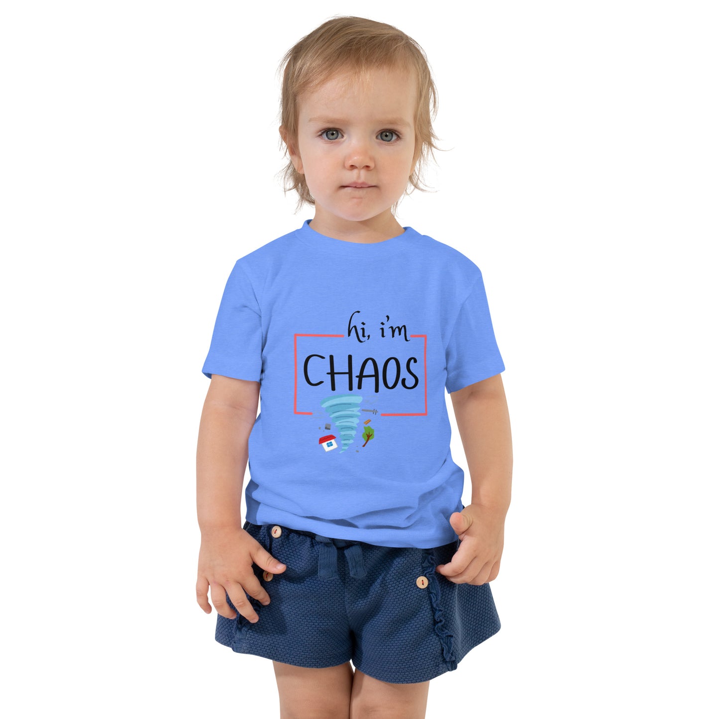Hi I’m chaos Toddler Short Sleeve Tee
