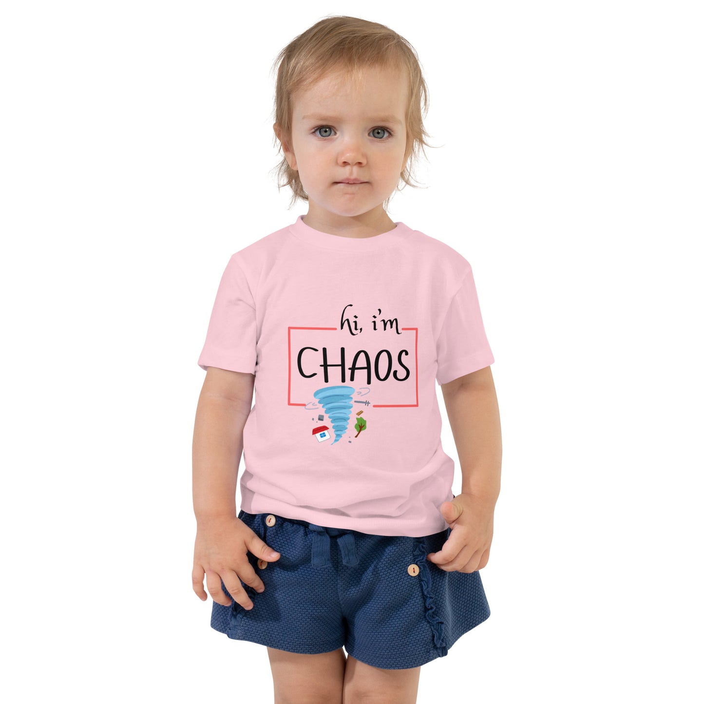 Hi I’m chaos Toddler Short Sleeve Tee
