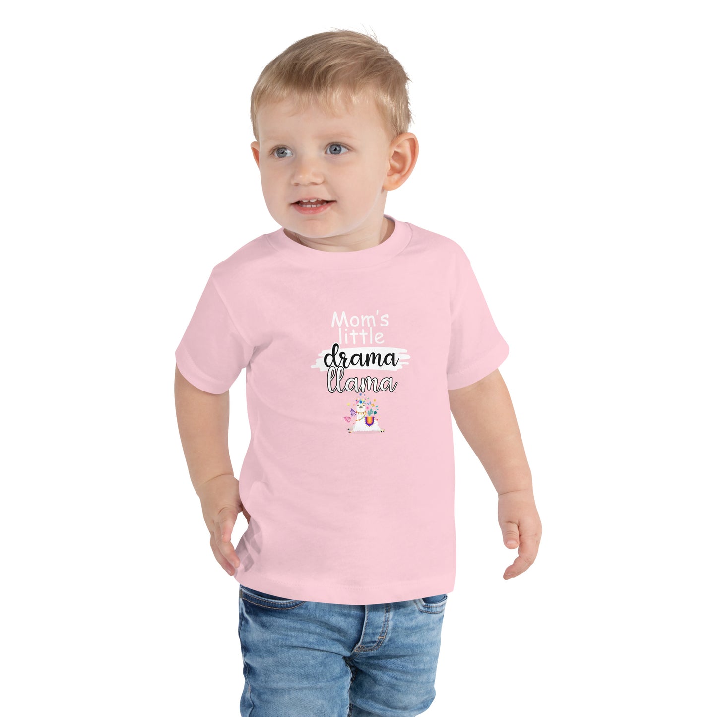 Moms drama llama Toddler Short Sleeve Tee