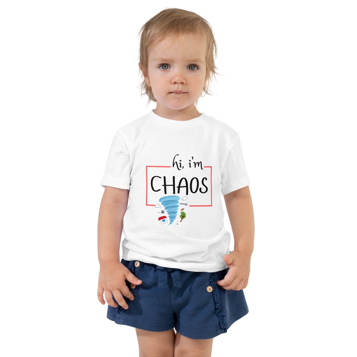Hi I’m chaos Toddler Short Sleeve Tee